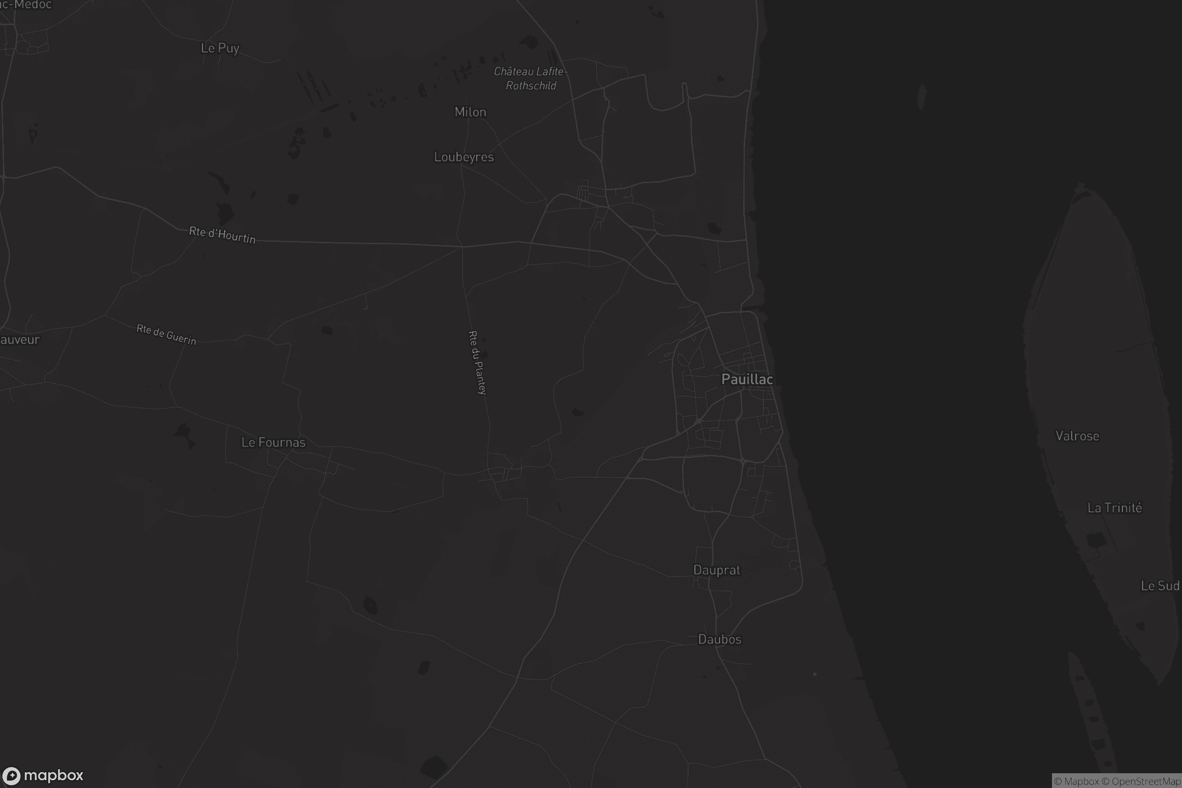 Carte de Pauillac