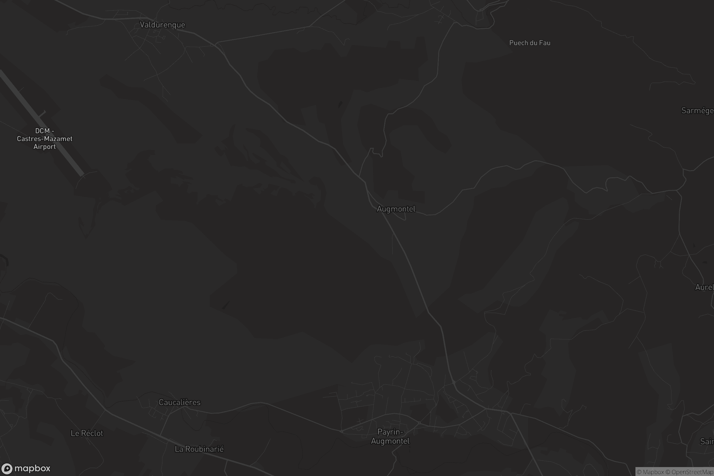 Carte de Payrin-Augmontel