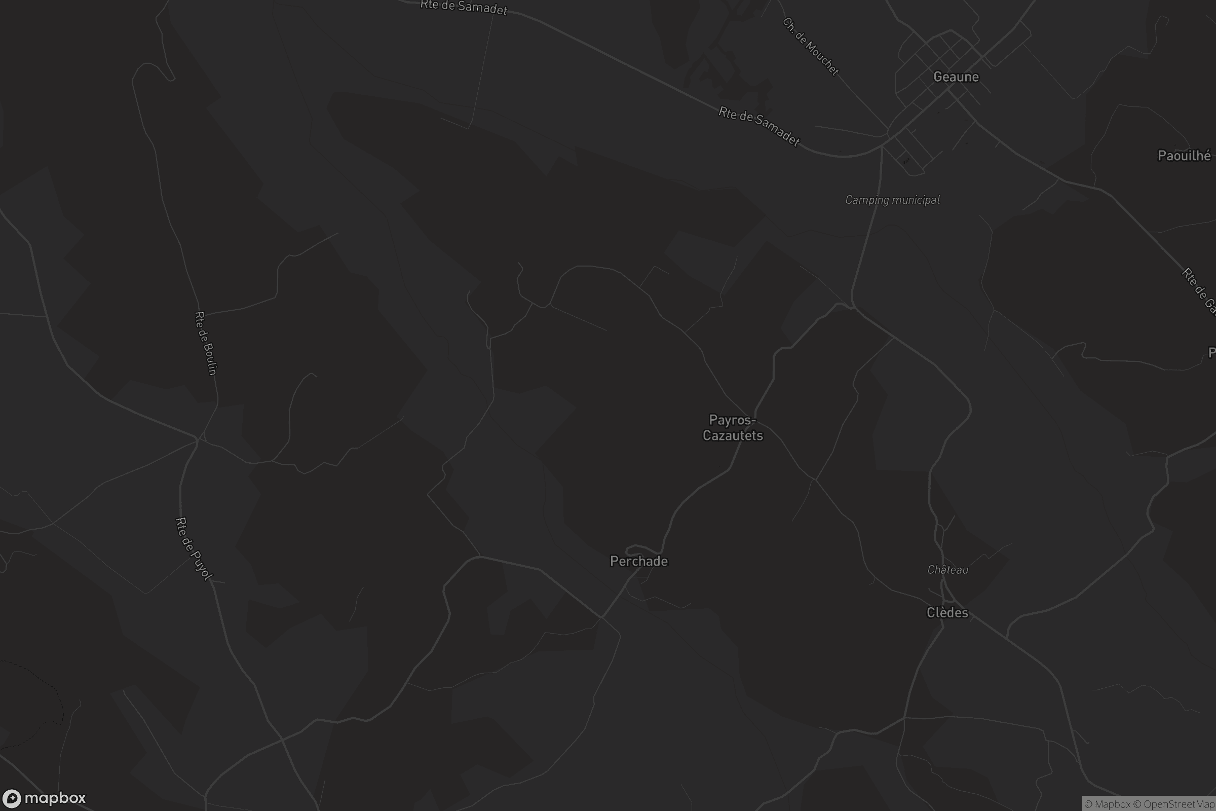 Carte de Payros-Cazautets