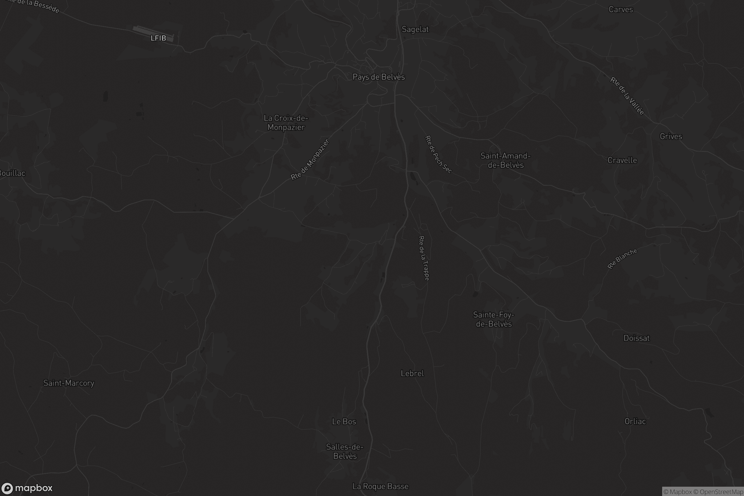 Carte de Pays de Belvès