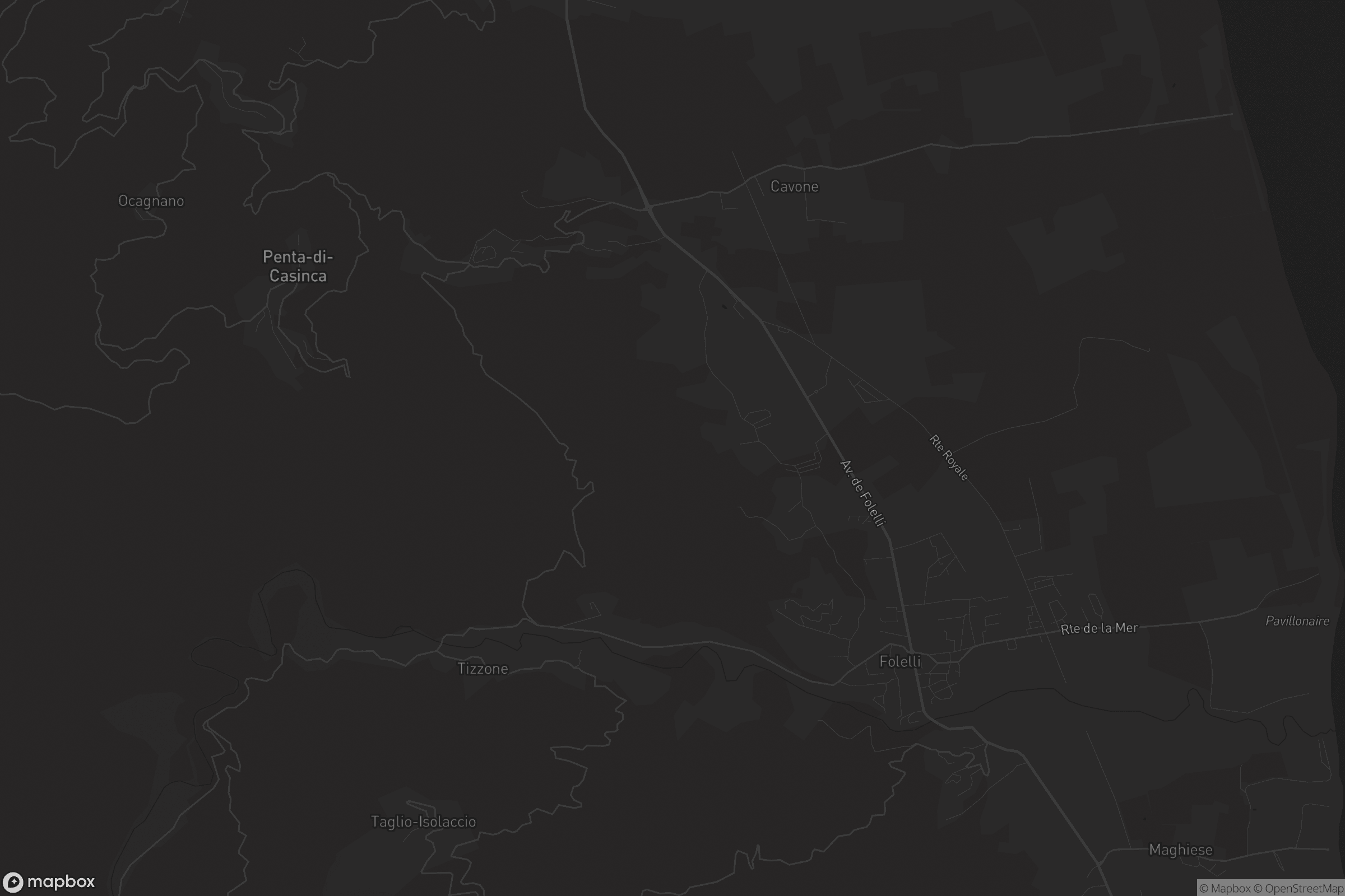 Carte de Penta-di-Casinca