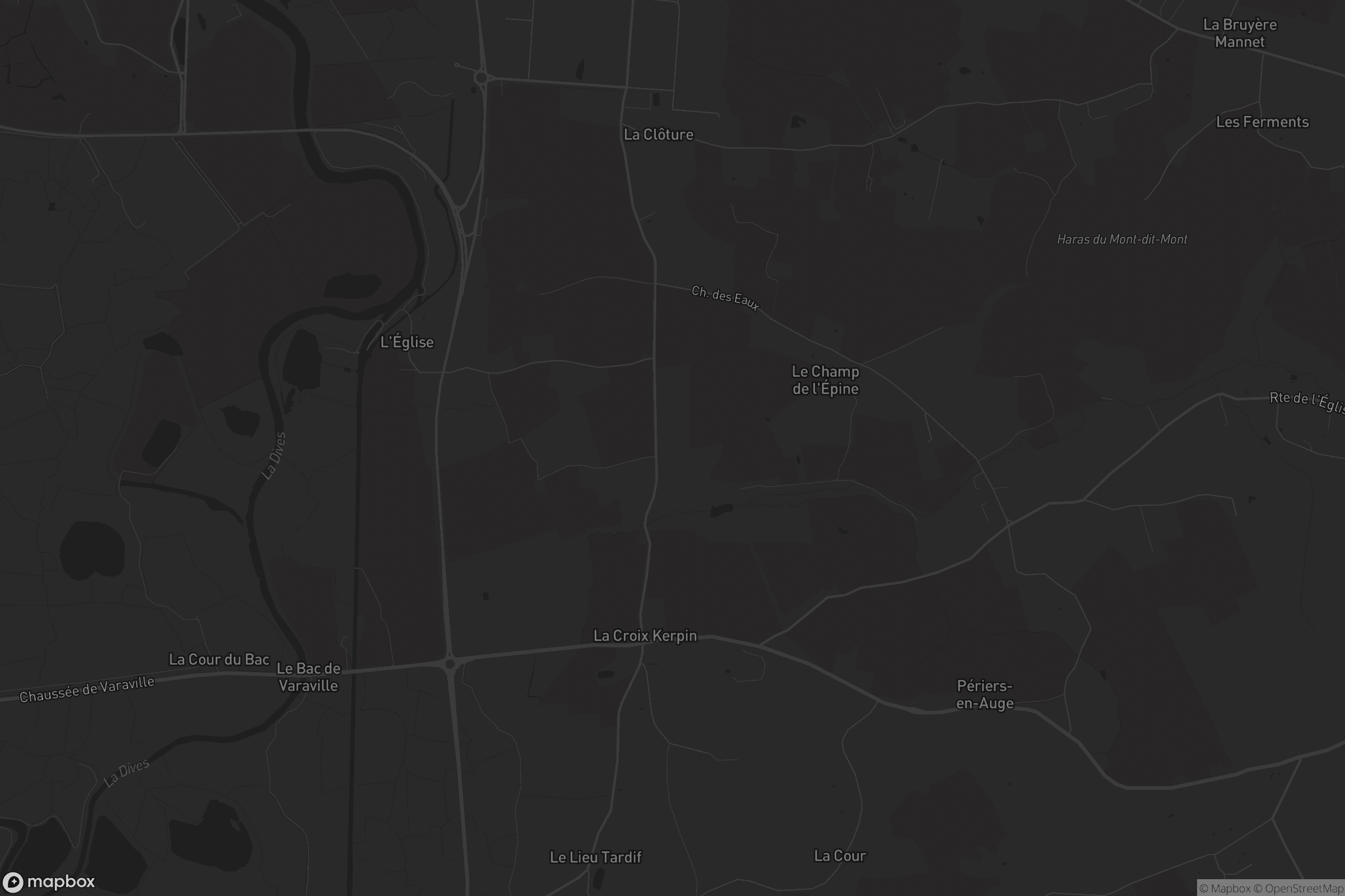 Carte de Périers-en-Auge