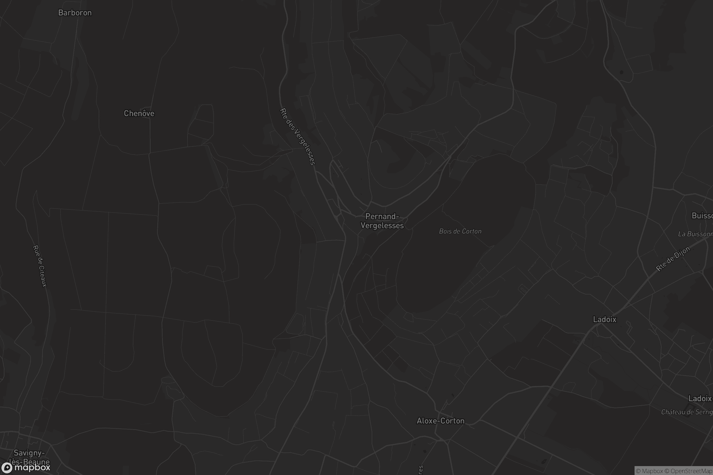 Carte de Pernand-Vergelesses