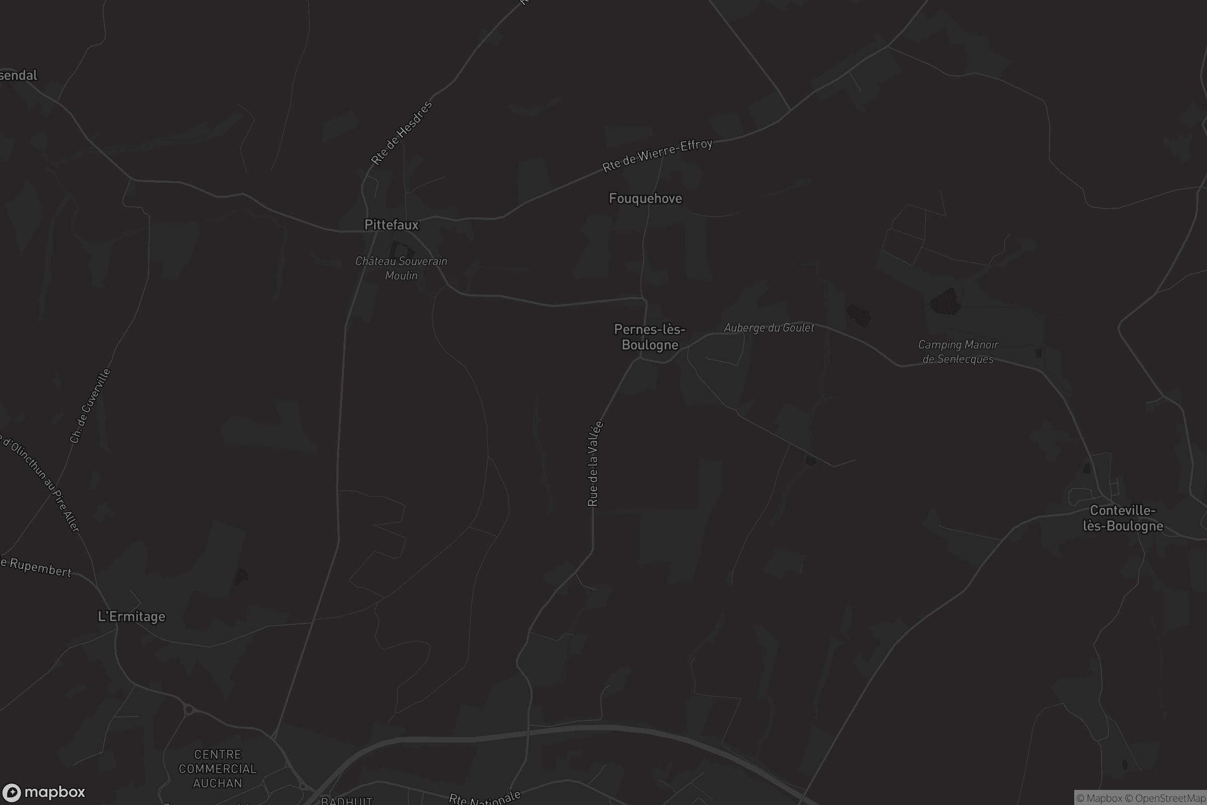 Carte de Pernes-lès-Boulogne