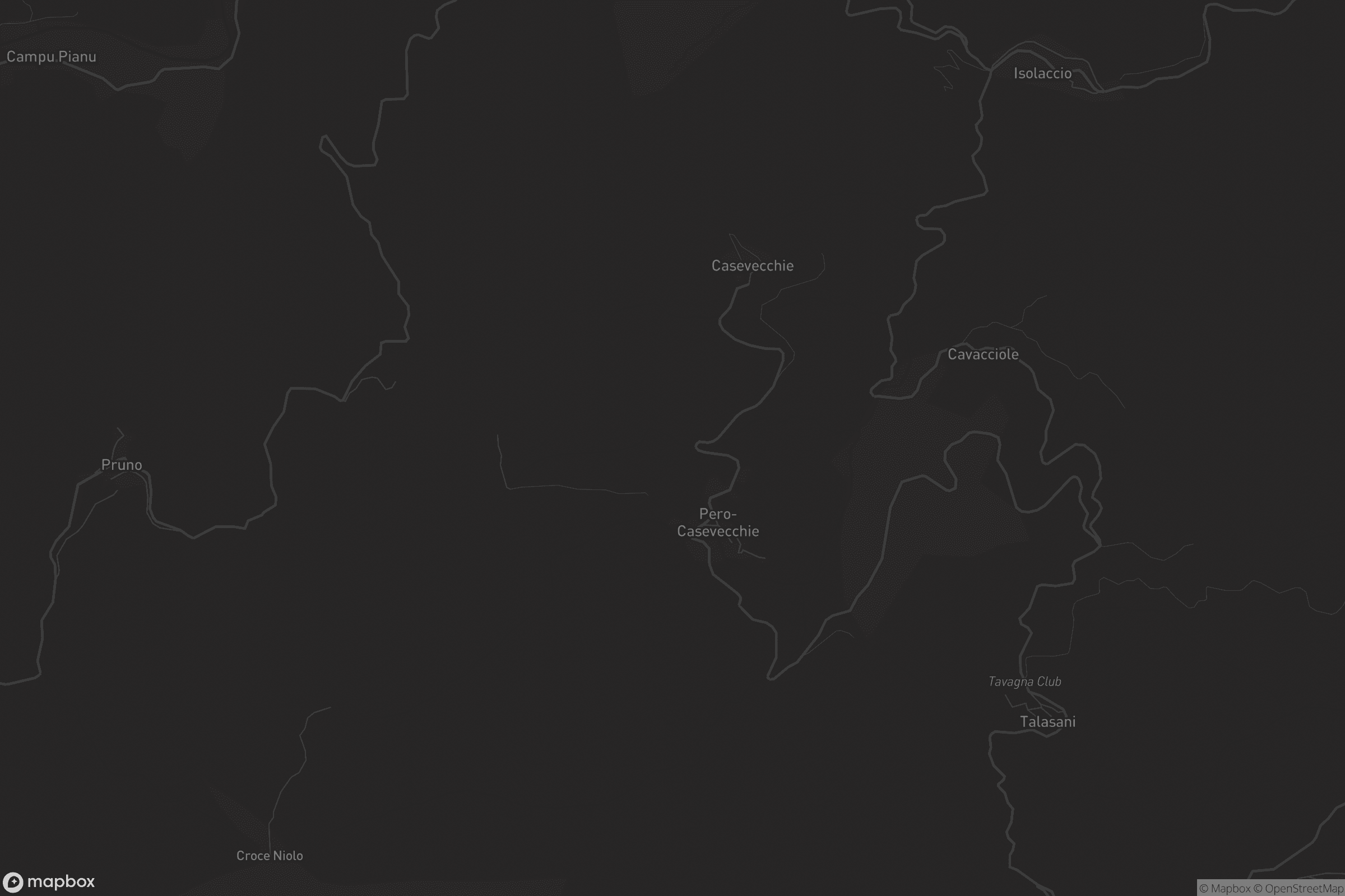 Carte de Pero-Casevecchie