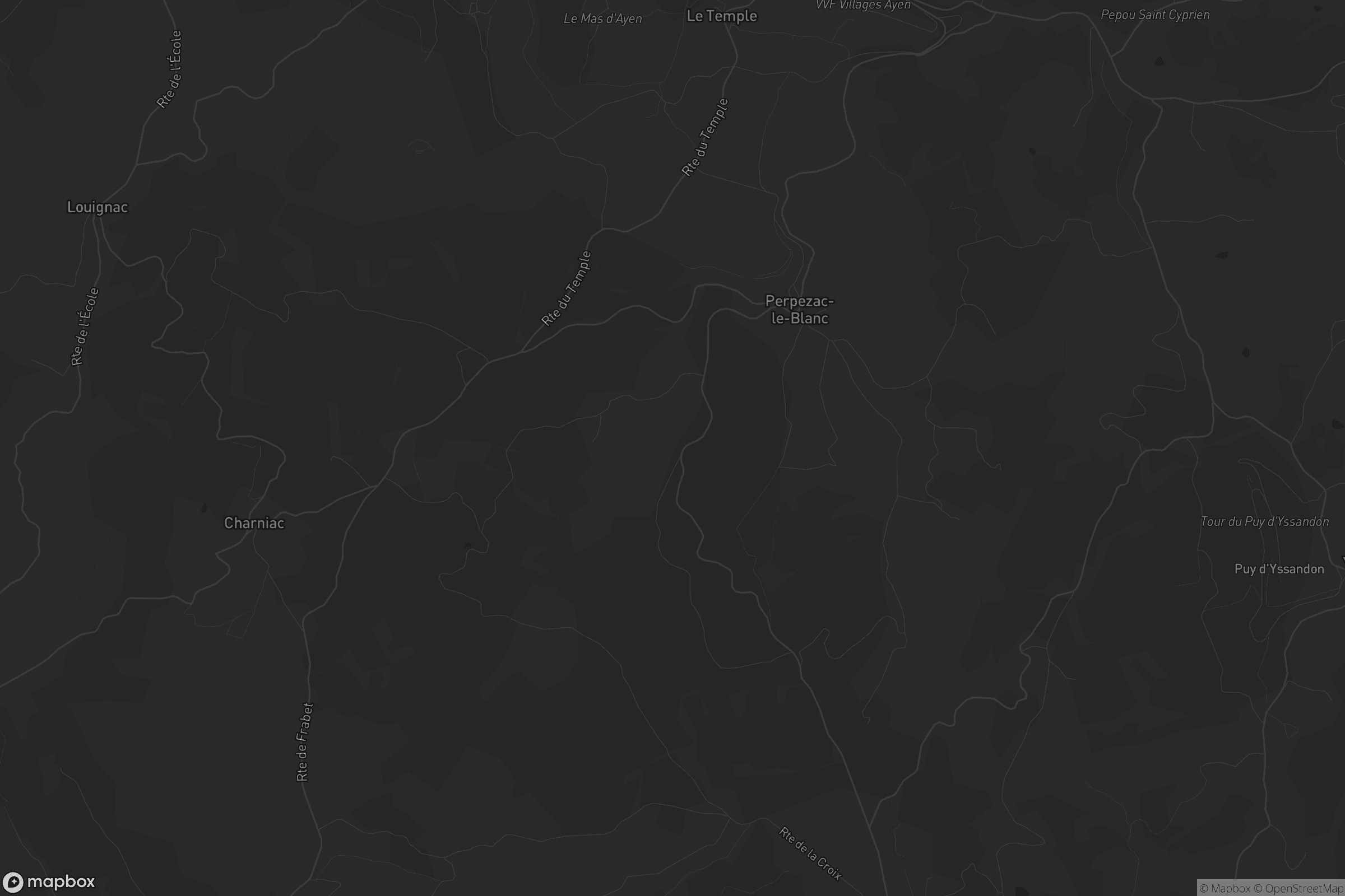 Carte de Perpezac-le-Blanc