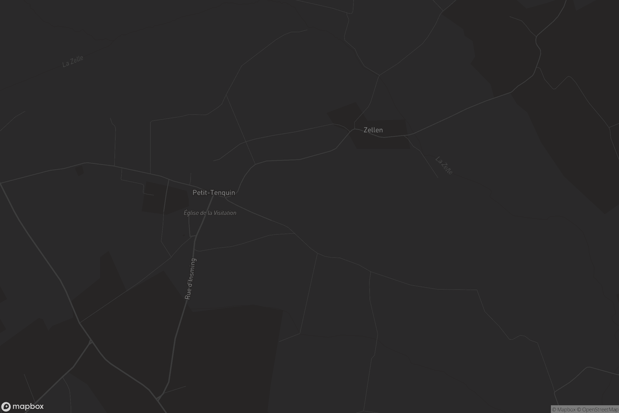 Carte de Petit-Tenquin