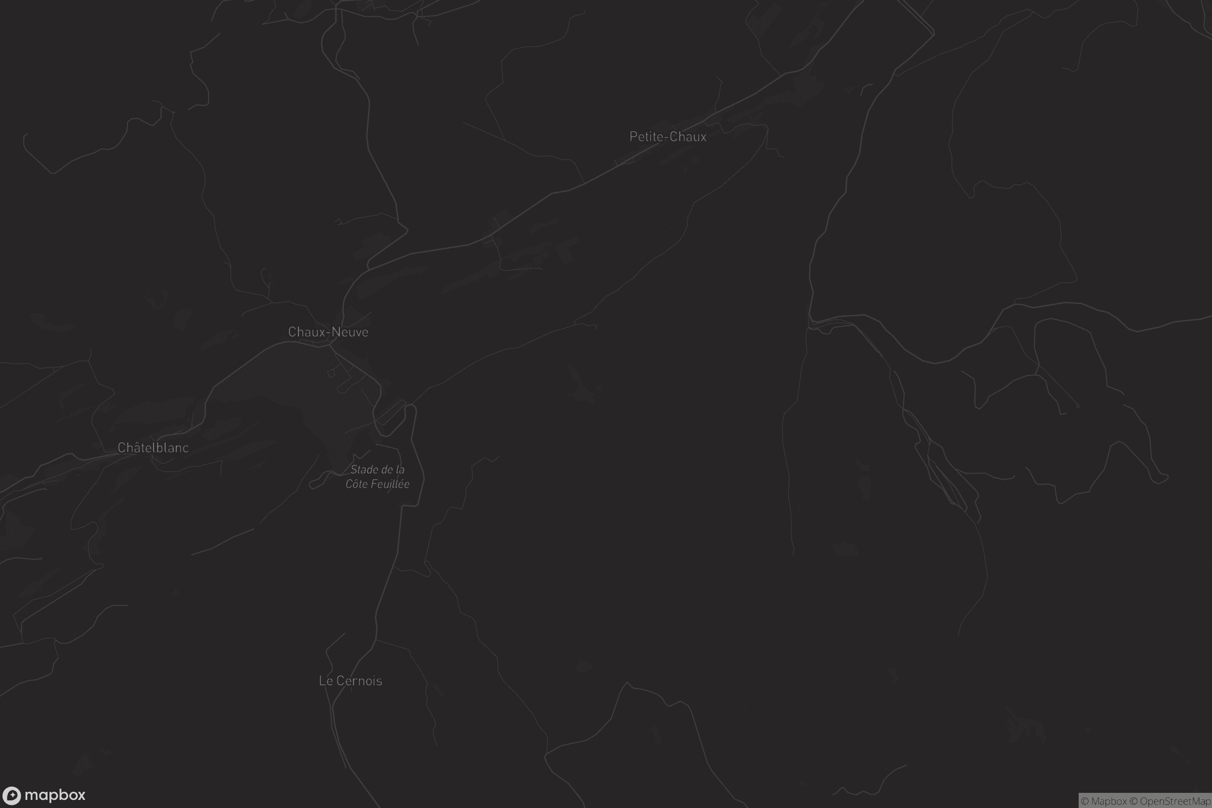 Carte de Petite-Chaux