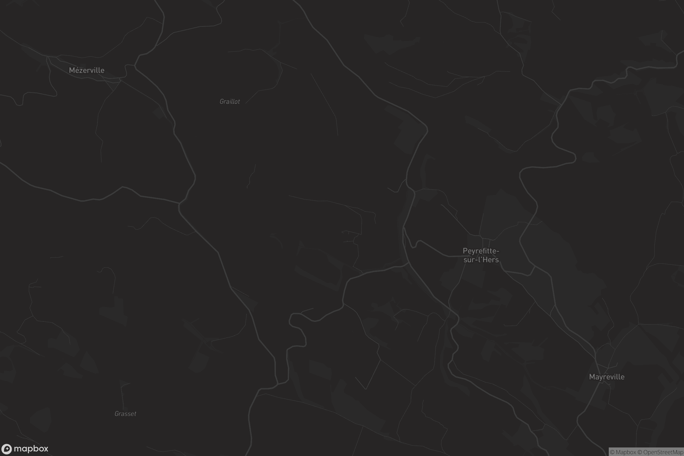 Carte de Peyrefitte-sur-l'Hers