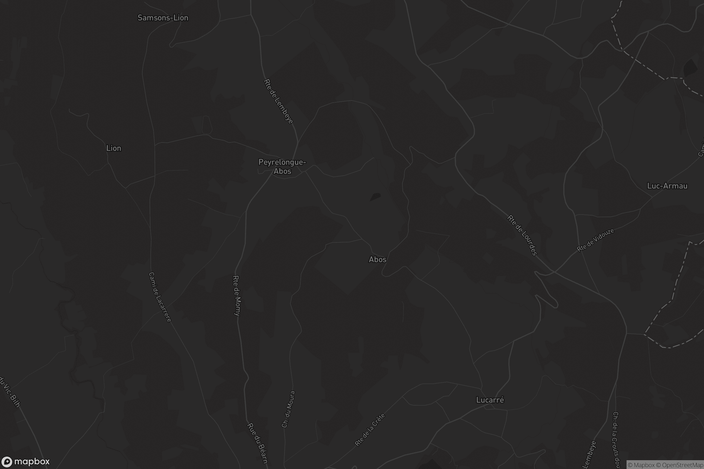 Carte de Peyrelongue-Abos