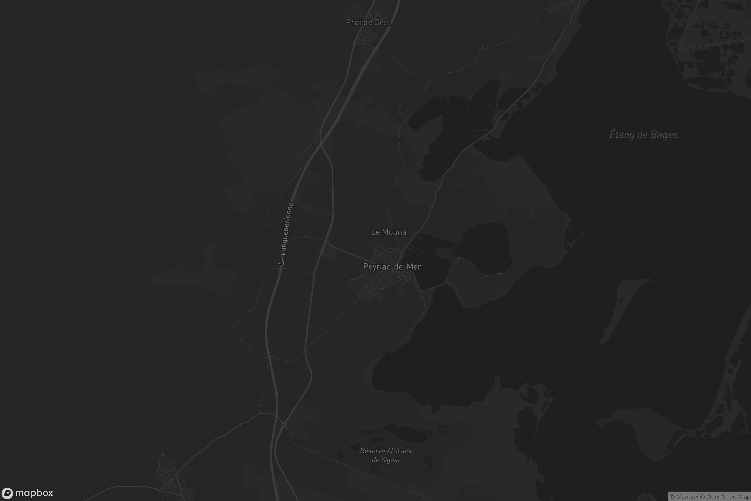 Carte de Peyriac-de-Mer