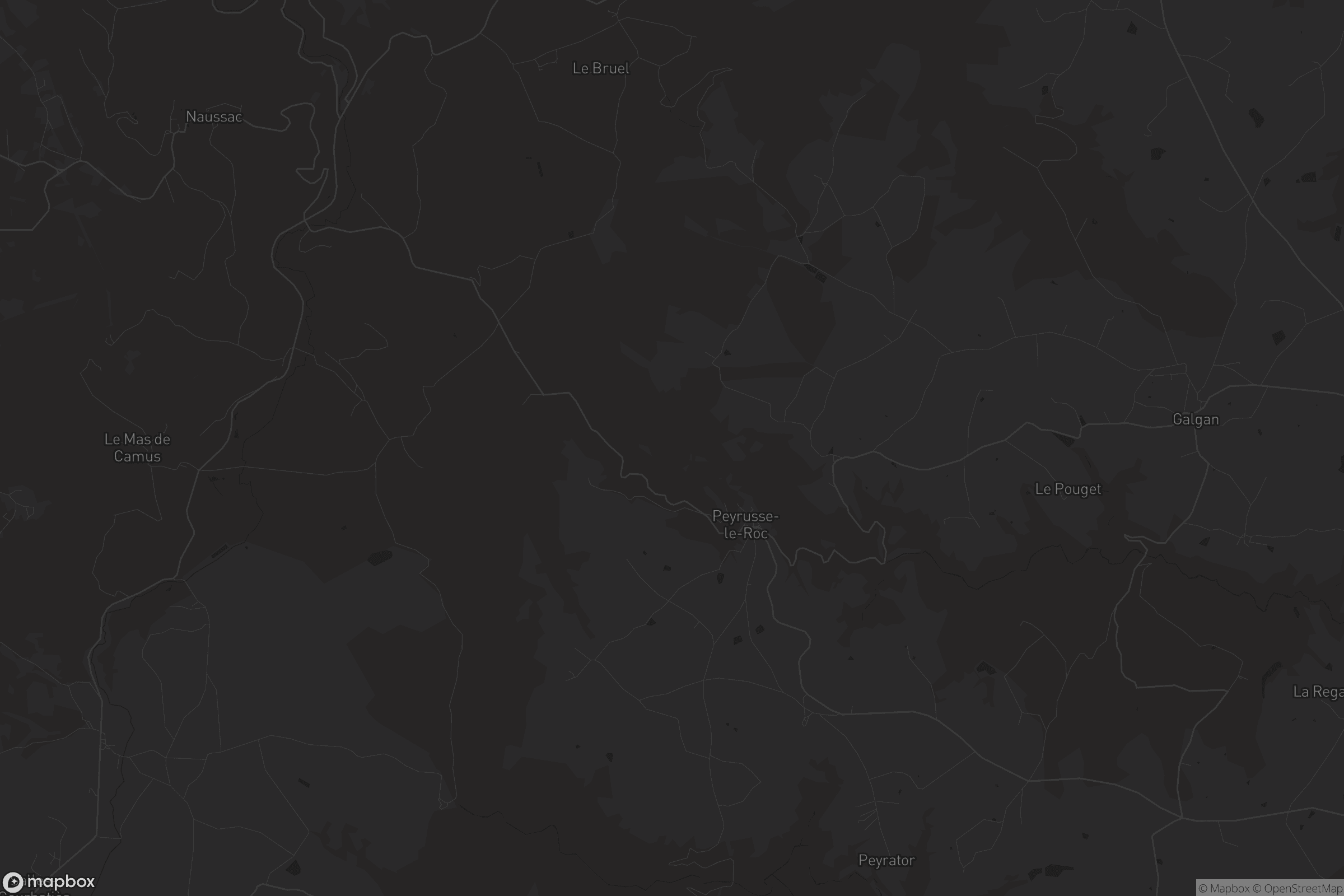 Carte de Peyrusse-le-Roc