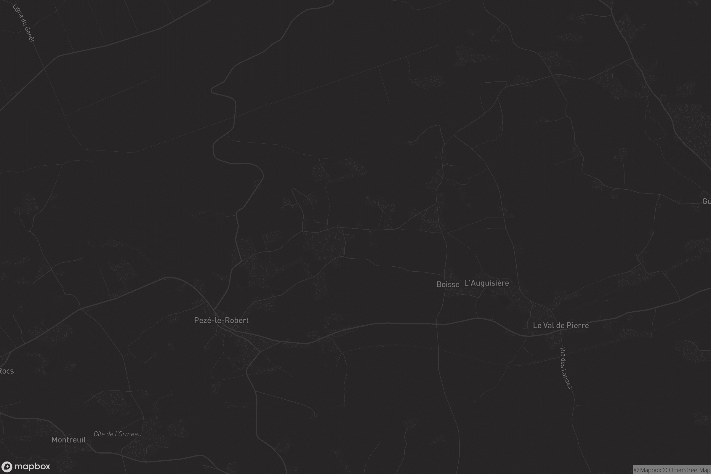 Carte de Pezé-le-Robert