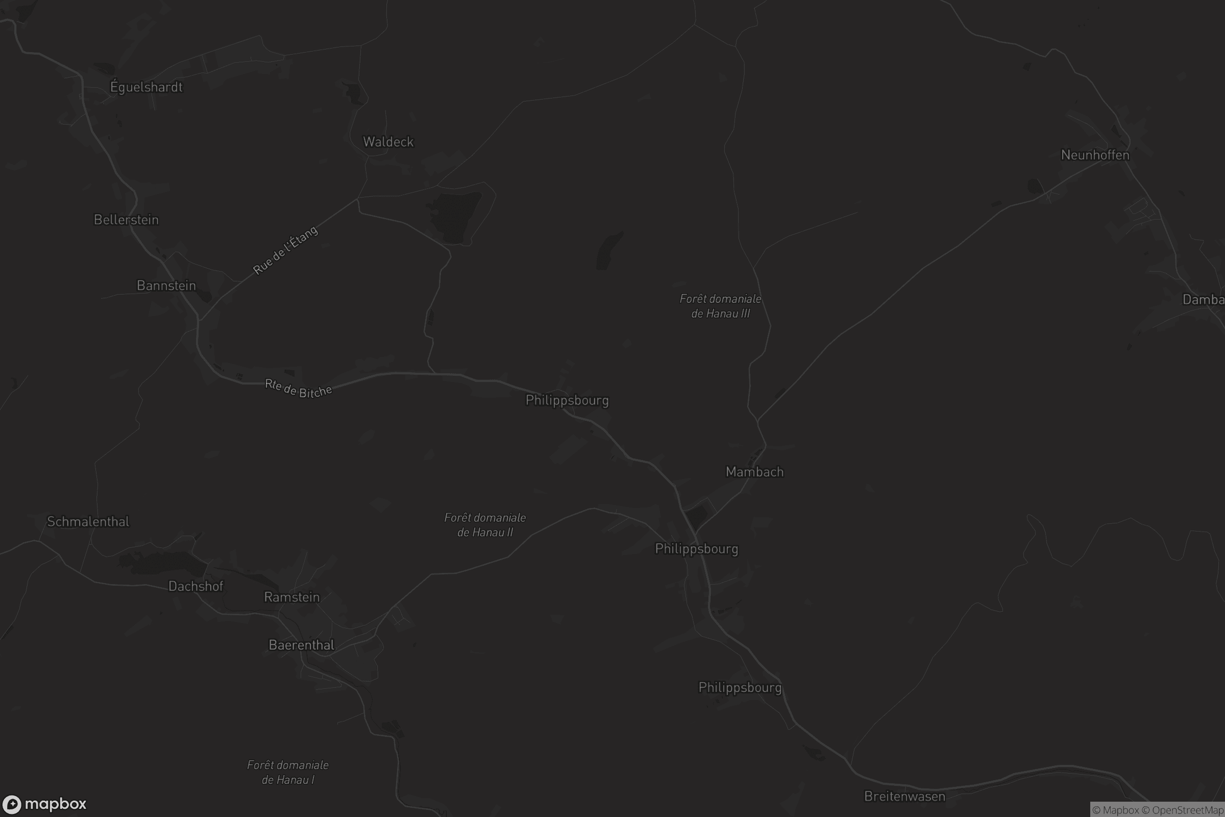 Carte de Philippsbourg