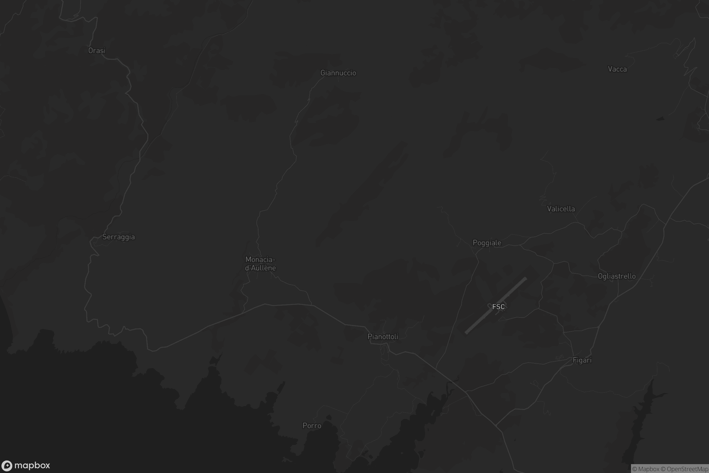 Carte de Pianottoli-Caldarello