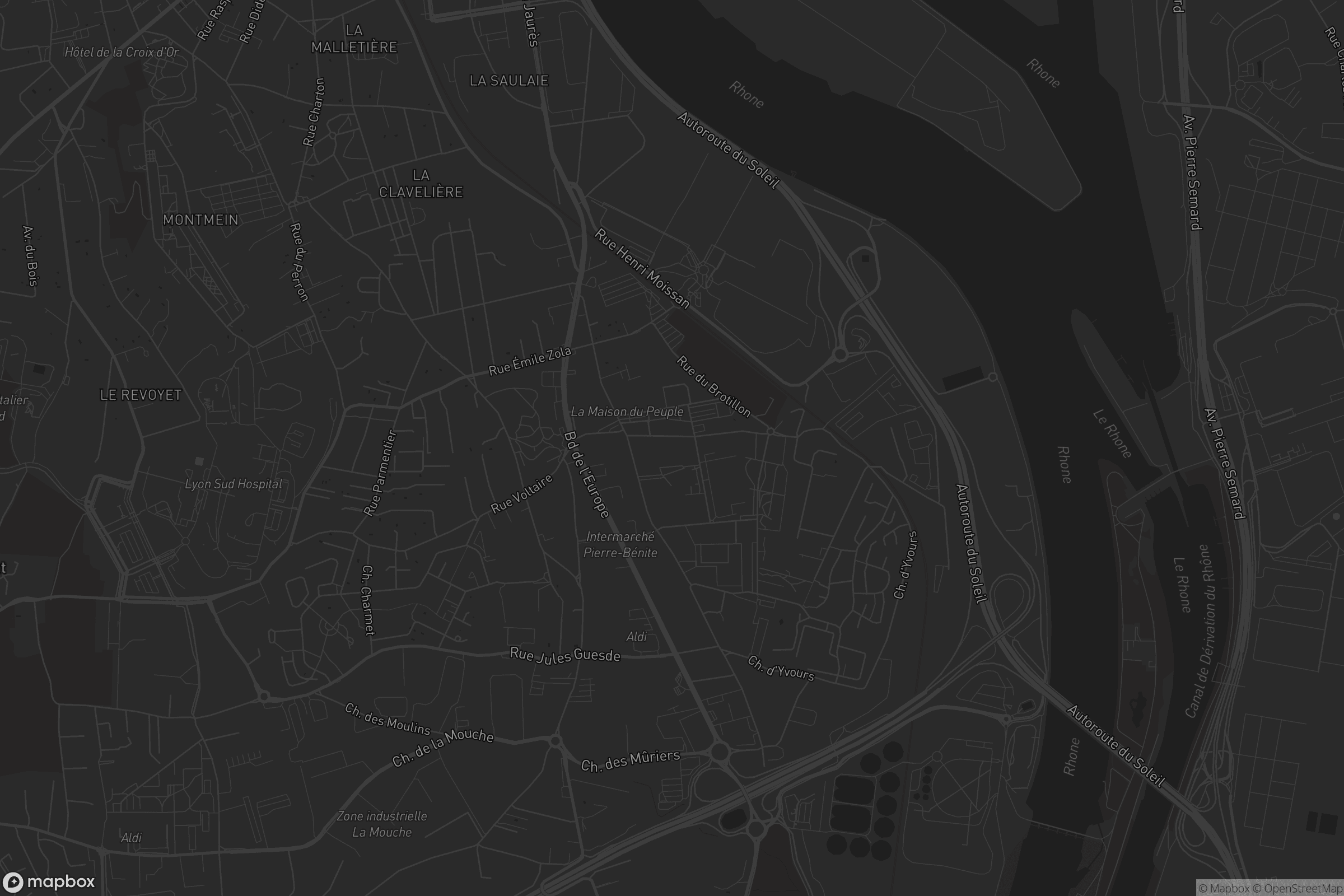 Carte de Pierre-Bénite