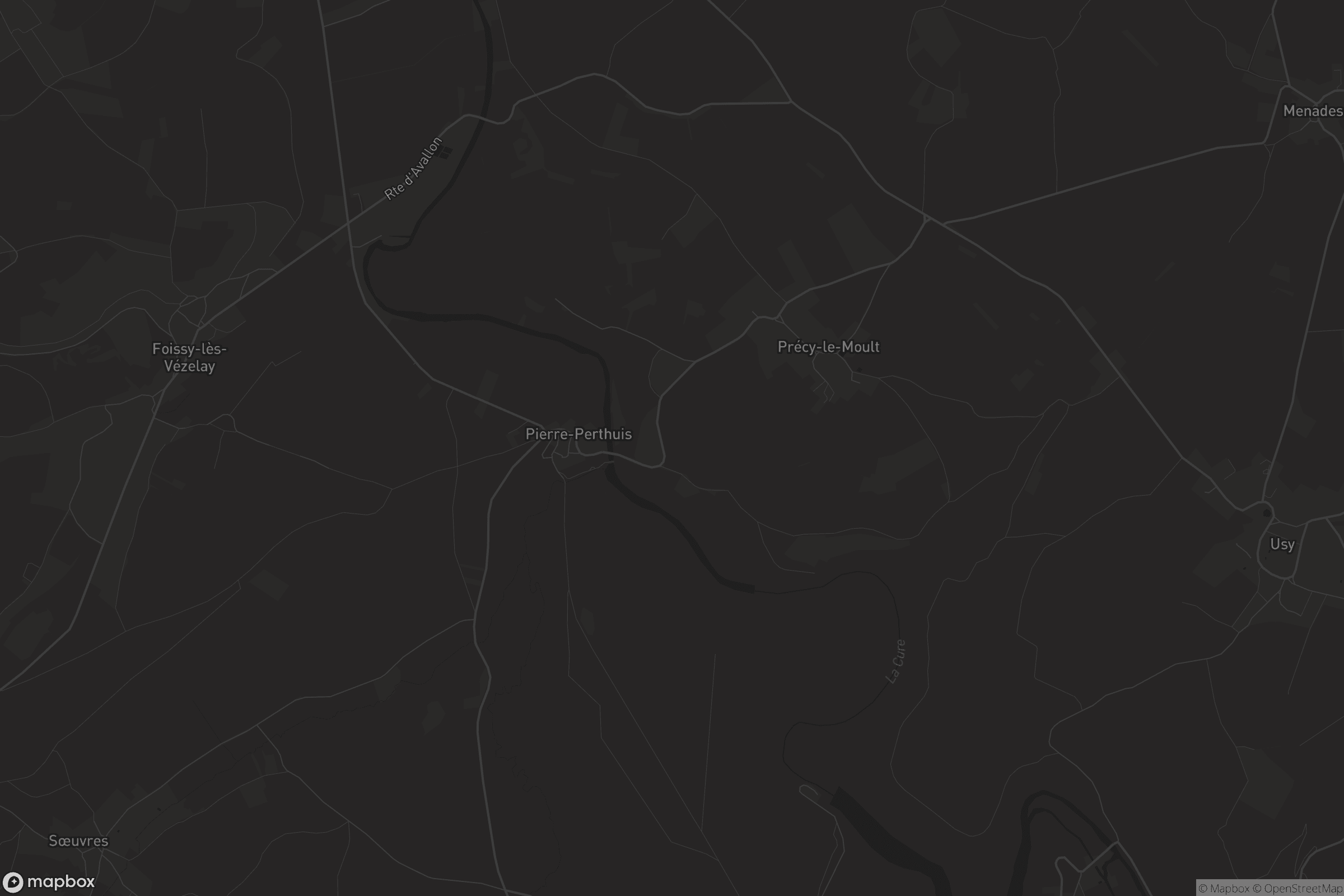 Carte de Pierre-Perthuis