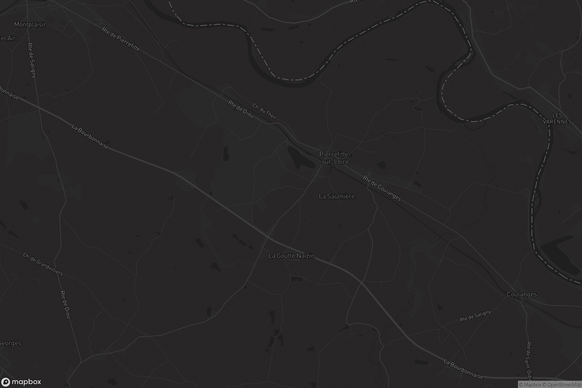 Carte de Pierrefitte-sur-Loire