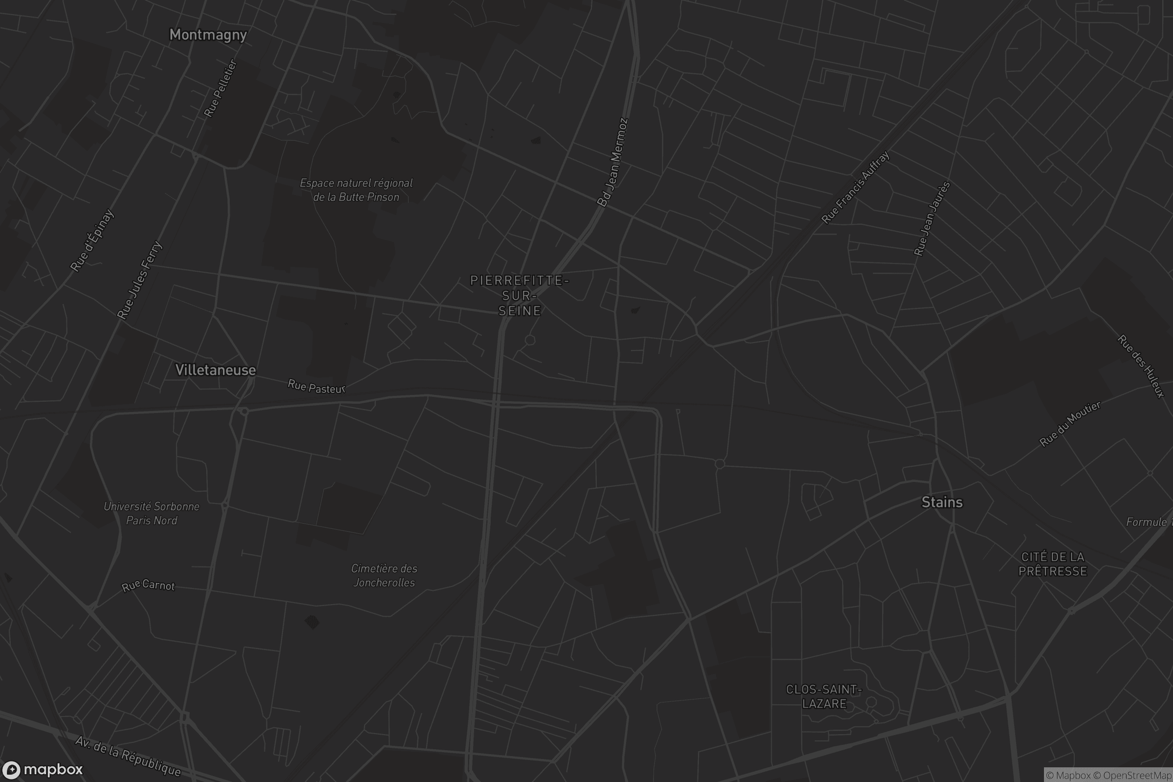 Carte de Pierrefitte-sur-Seine