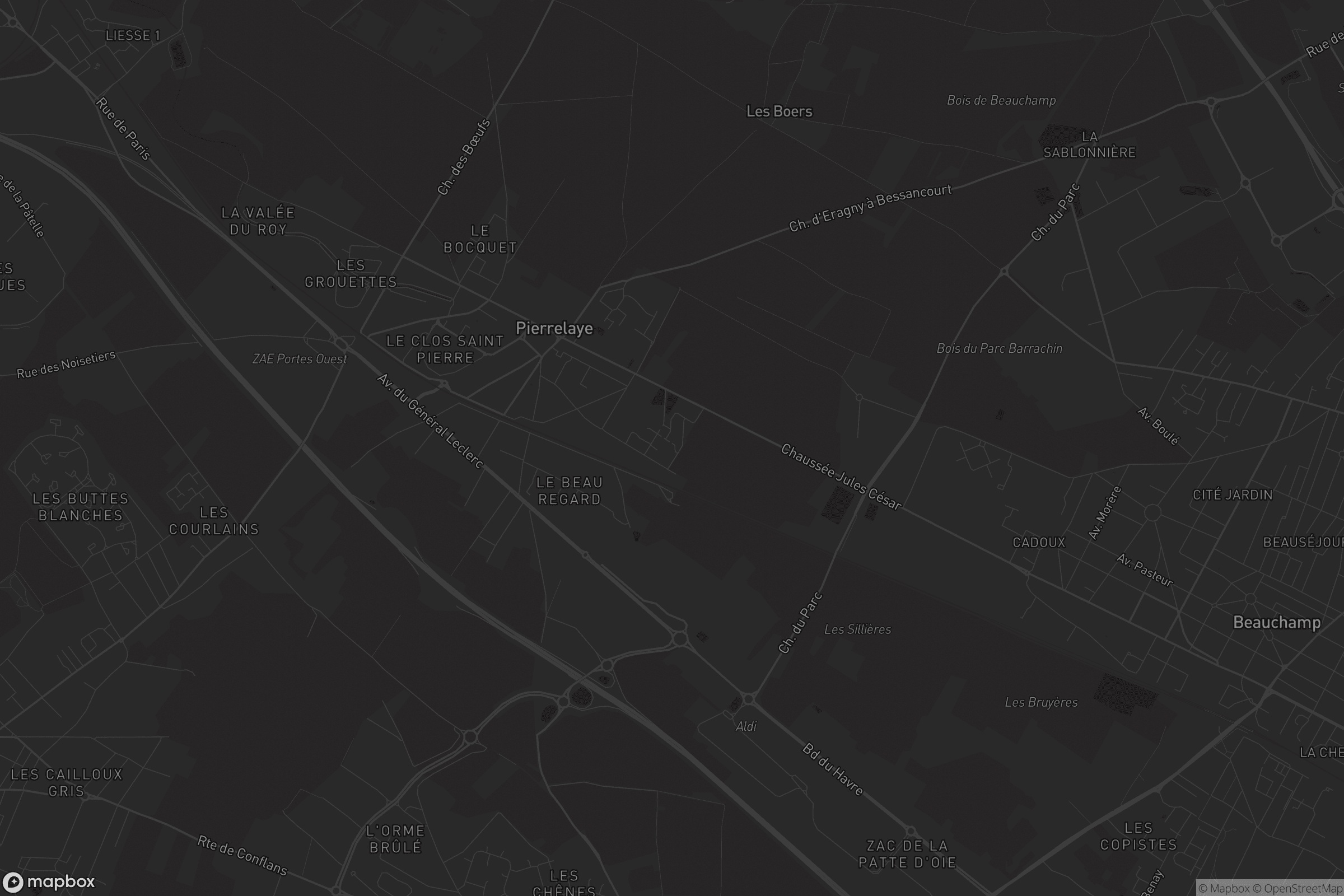 Carte de Pierrelaye
