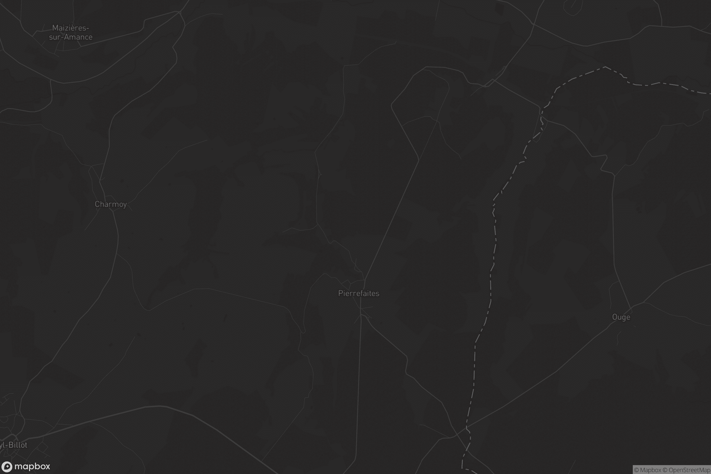 Carte de Pierremont-sur-Amance