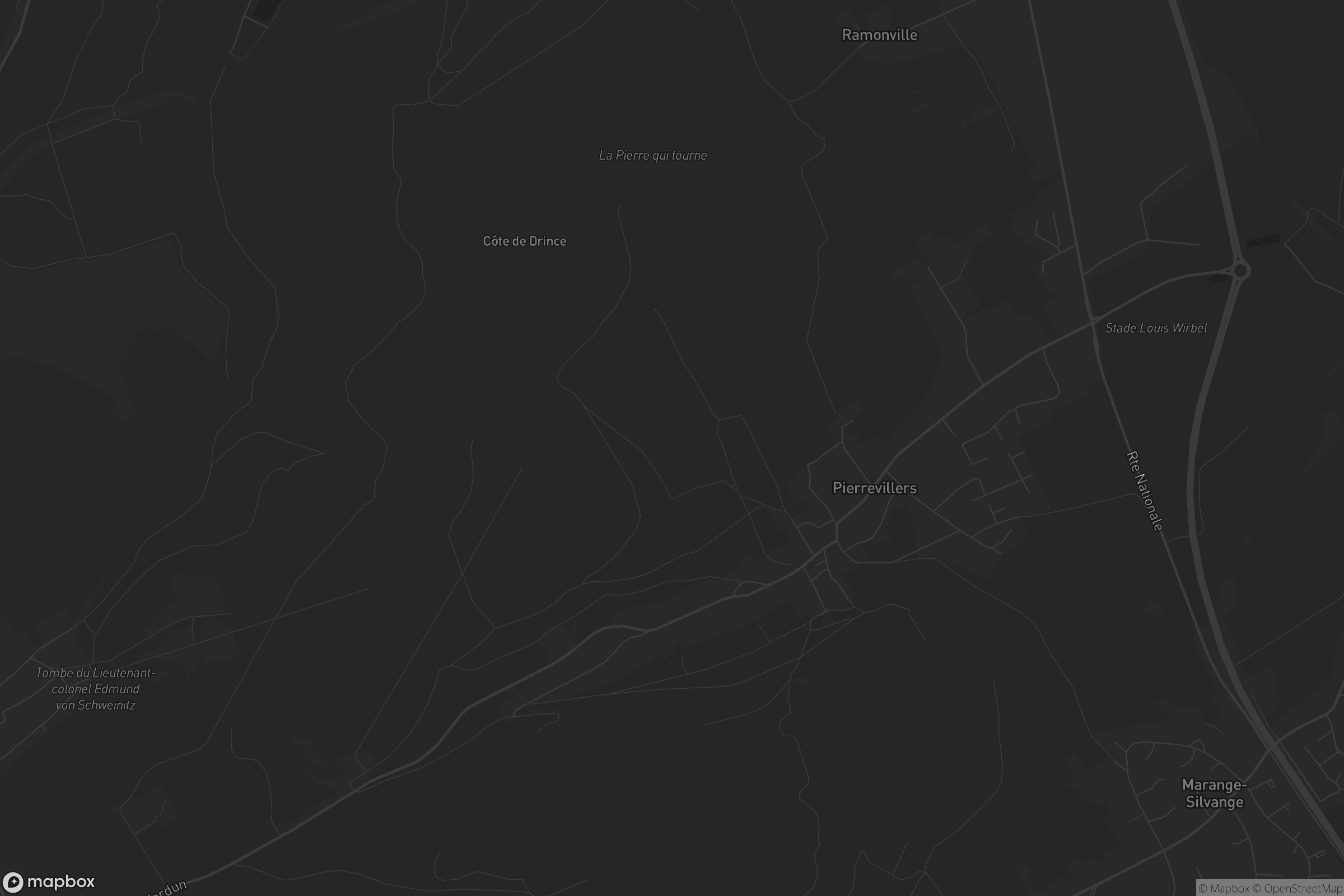 Carte de Pierrevillers