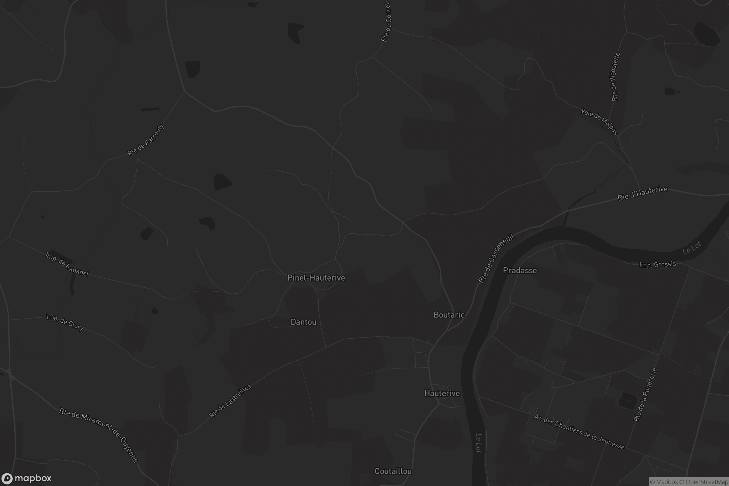 Carte de Pinel-Hauterive
