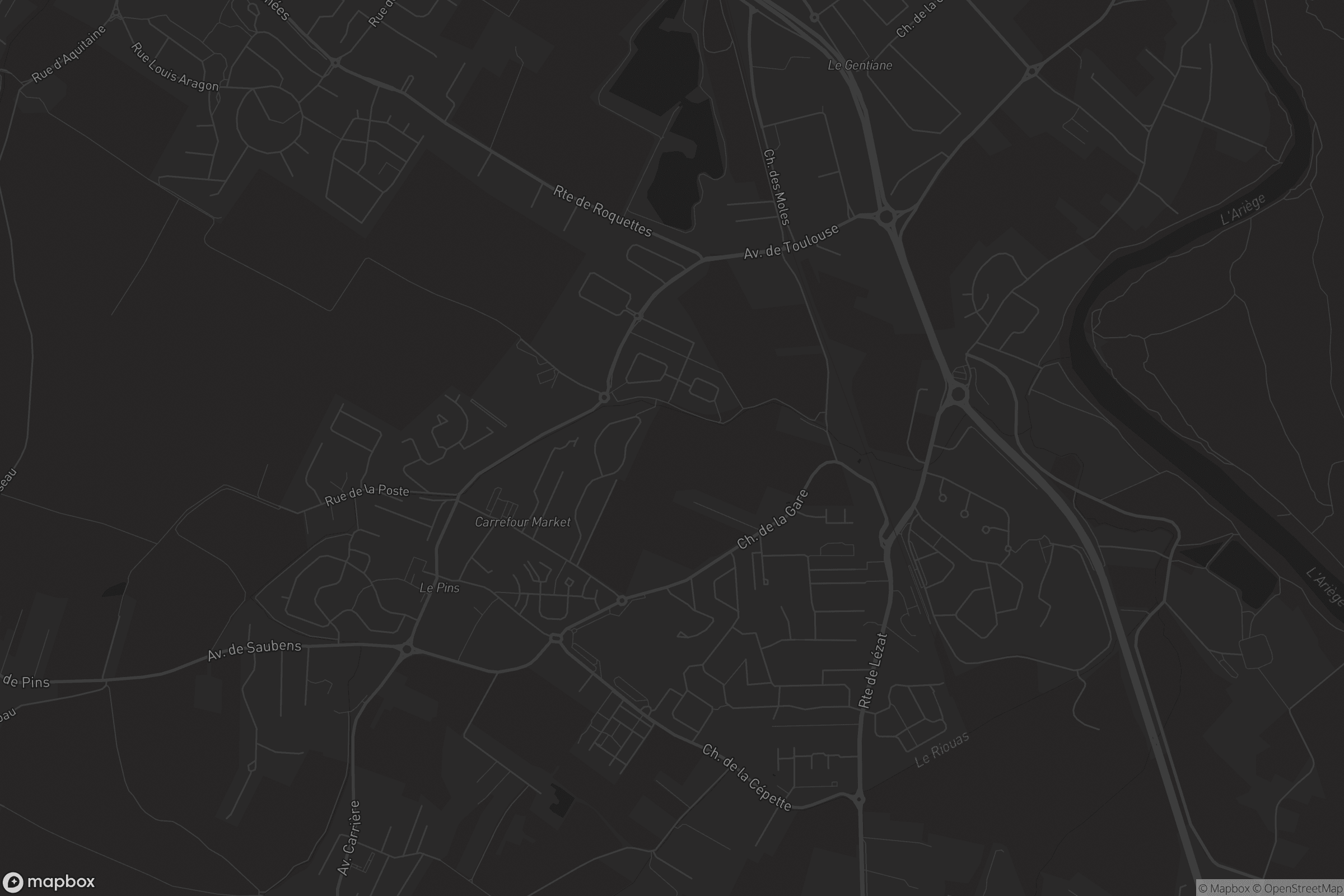 Carte de Pins-Justaret