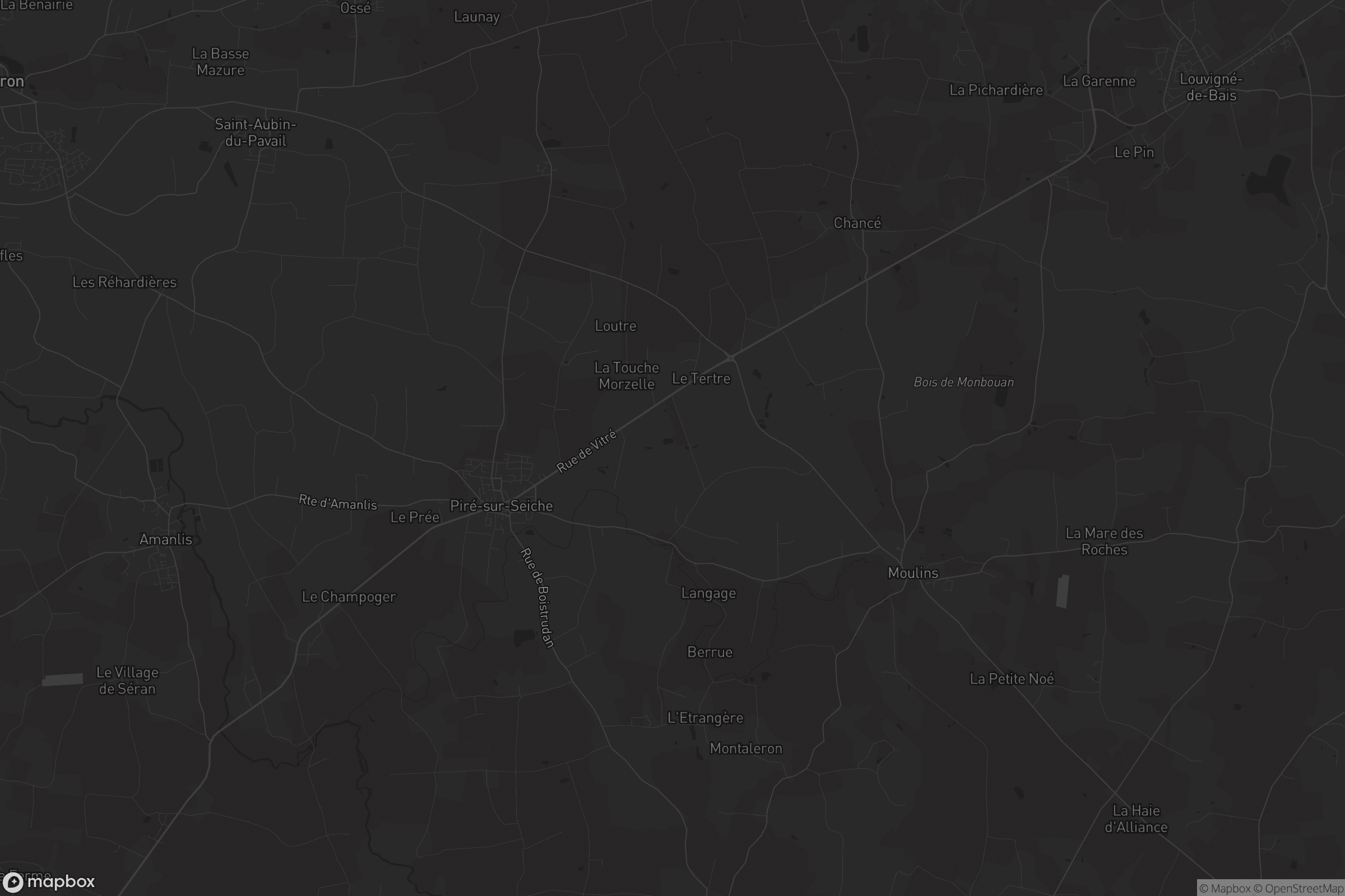 Carte de Piré-Chancé