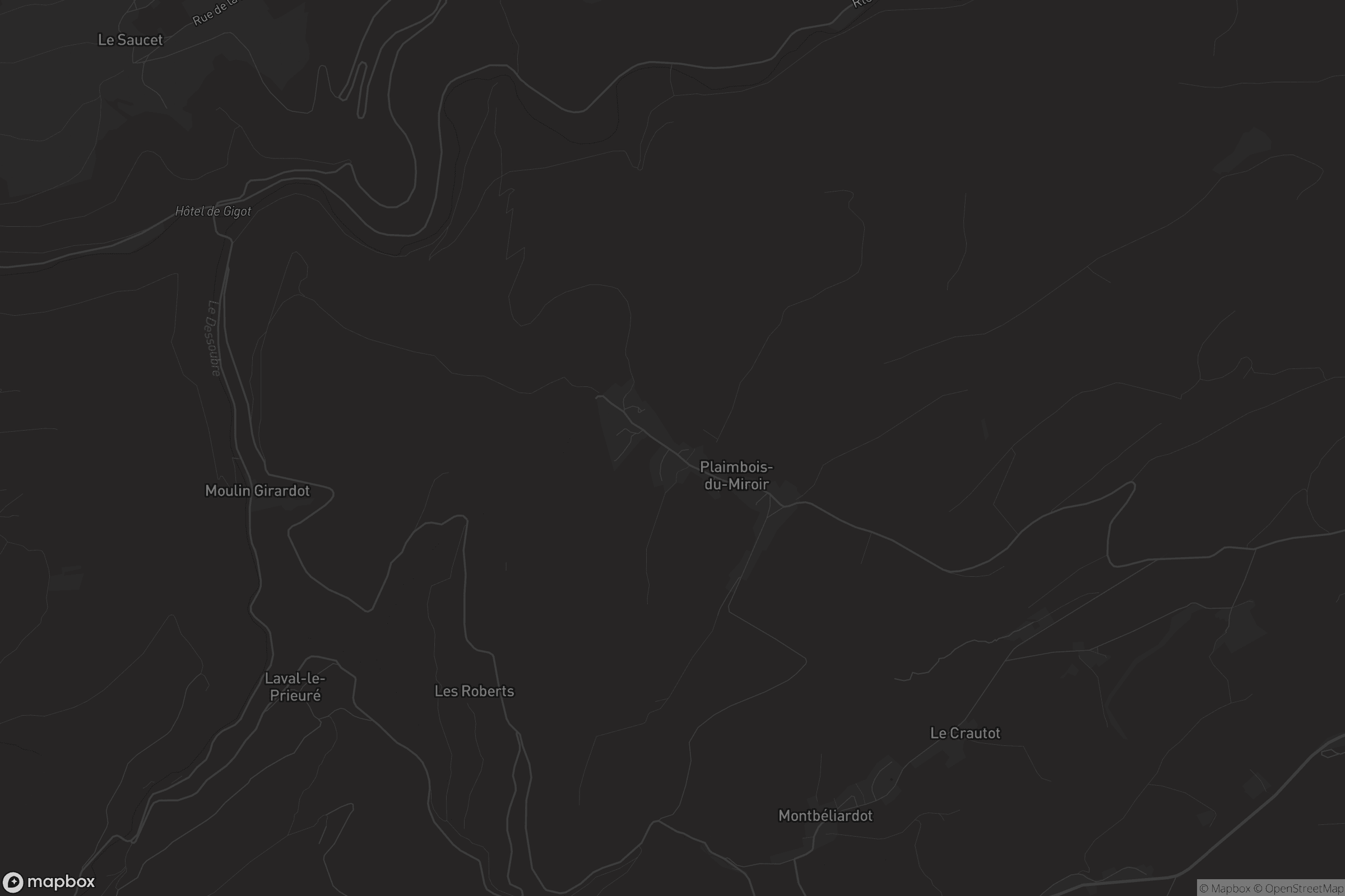 Carte de Plaimbois-du-Miroir