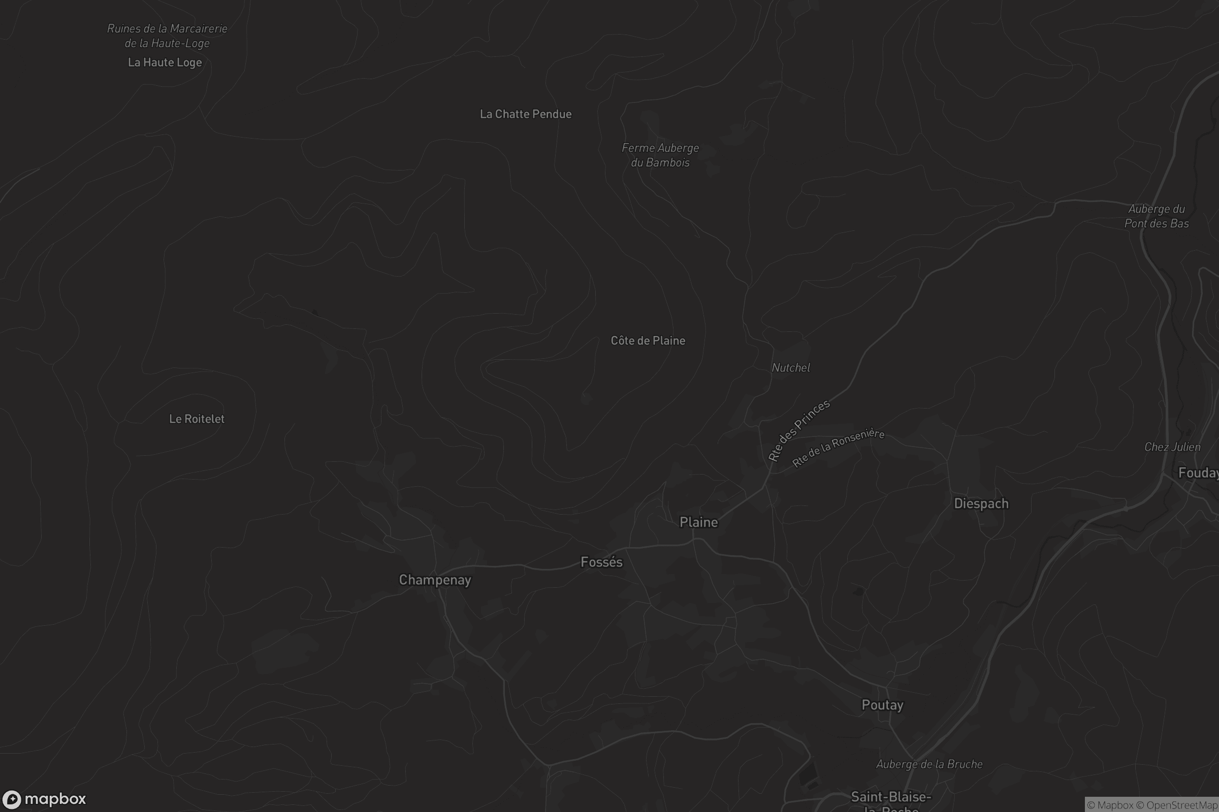 Carte de Plaine