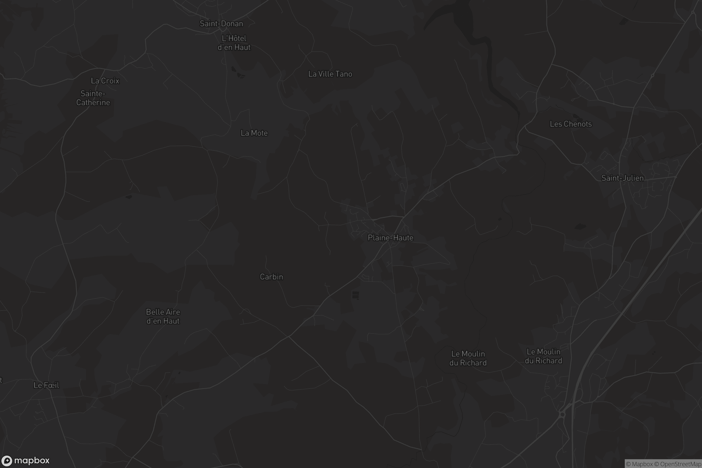 Carte de Plaine-Haute