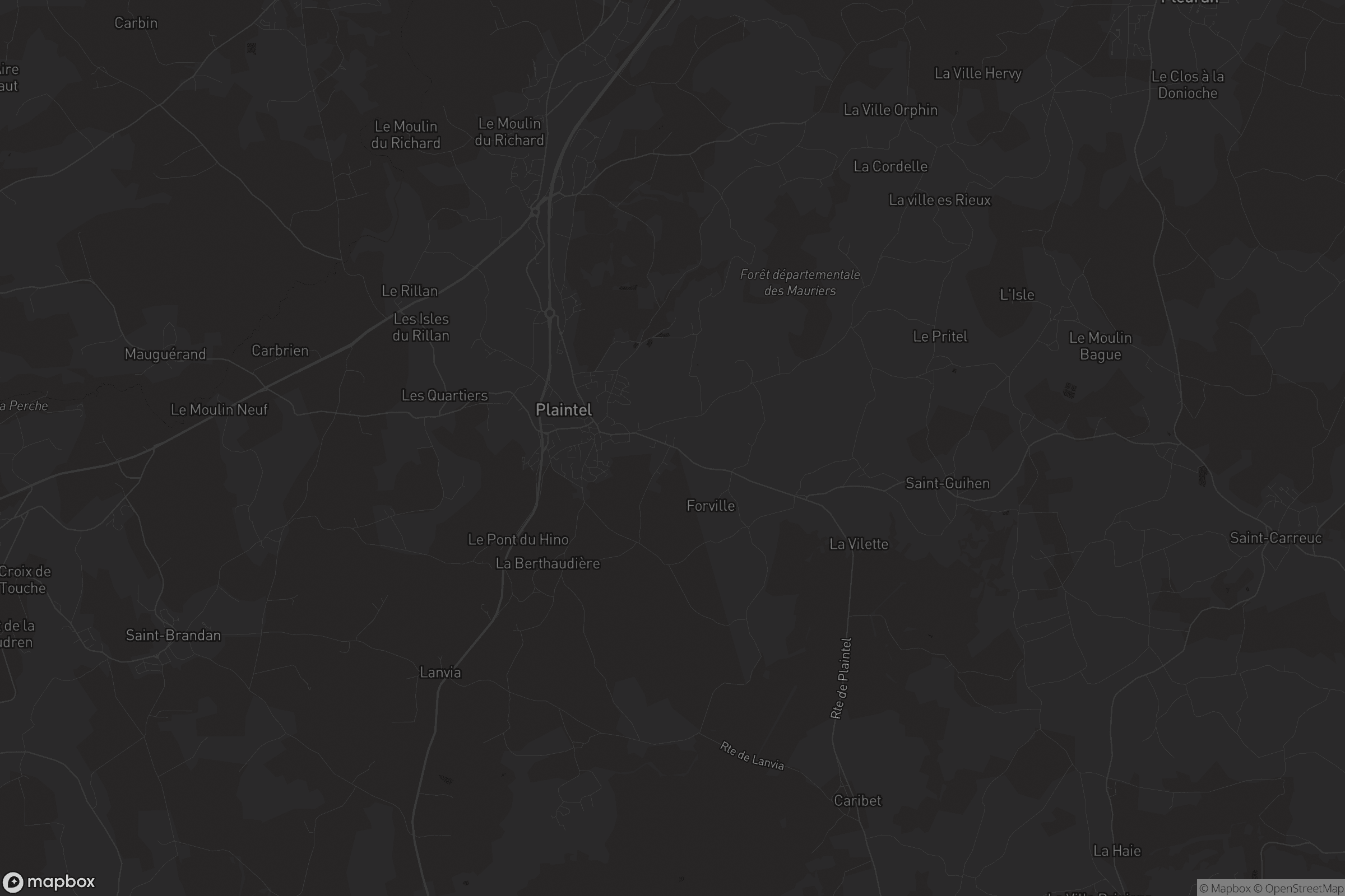 Carte de Plaintel