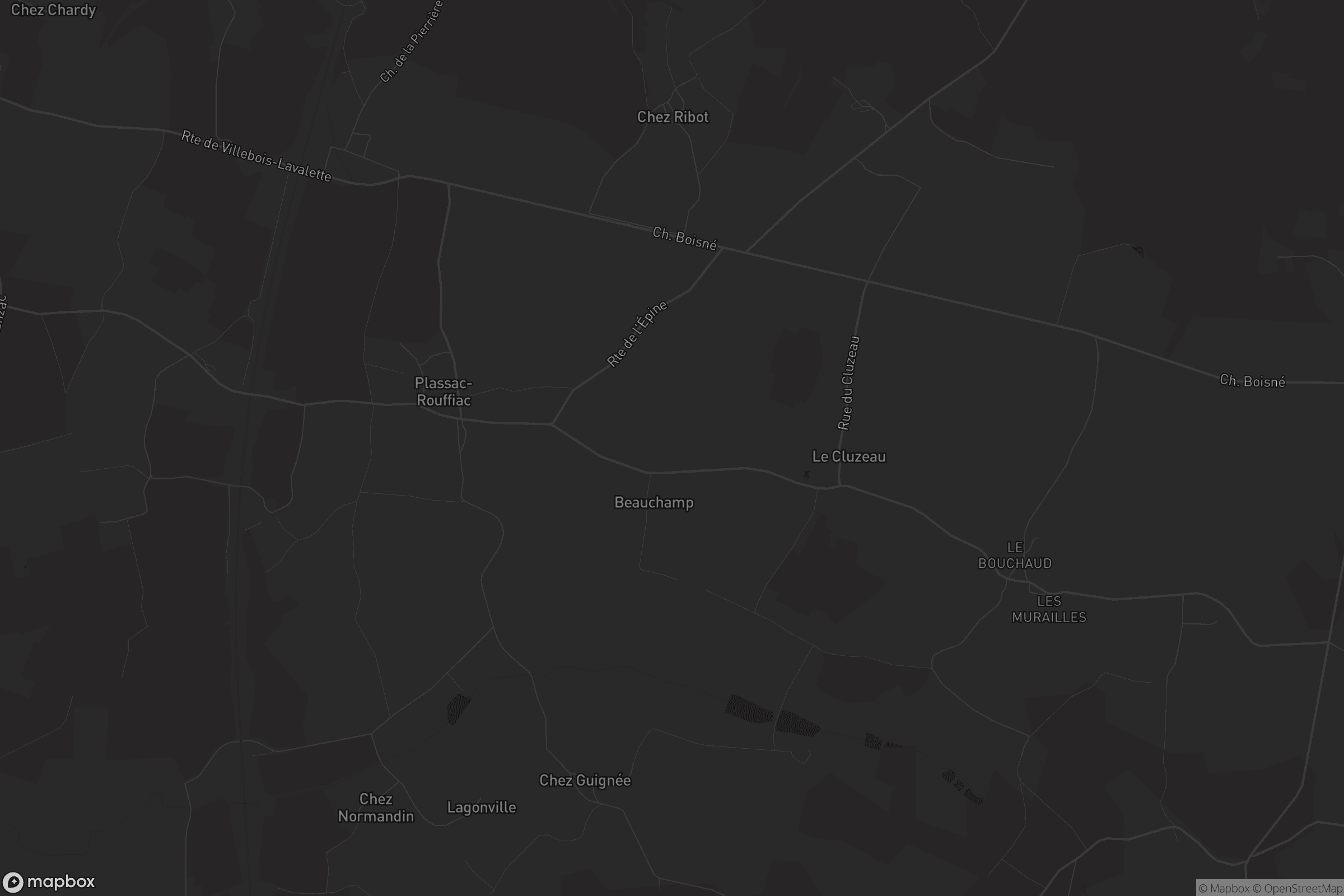 Carte de Plassac-Rouffiac