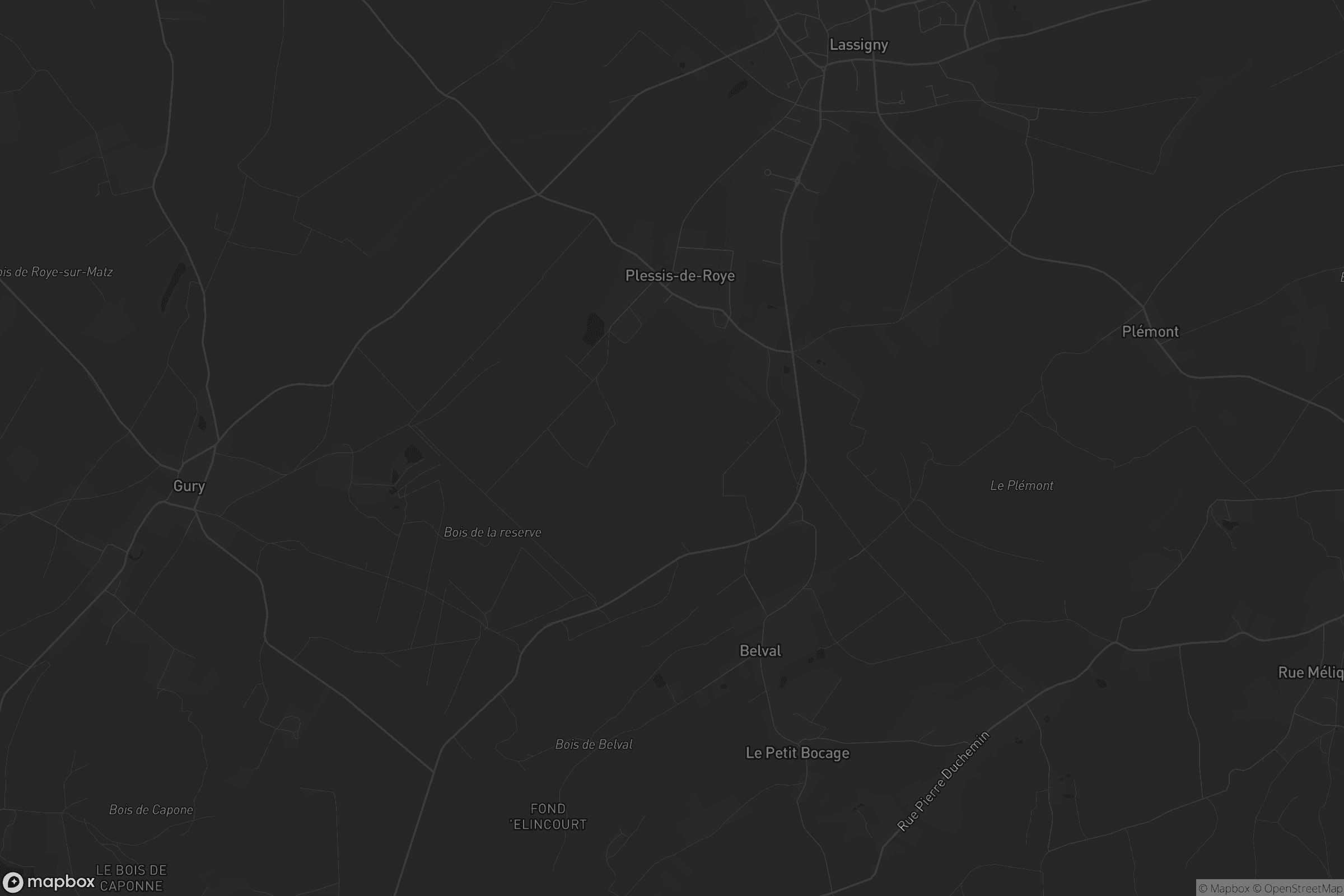 Carte de Plessis-de-Roye