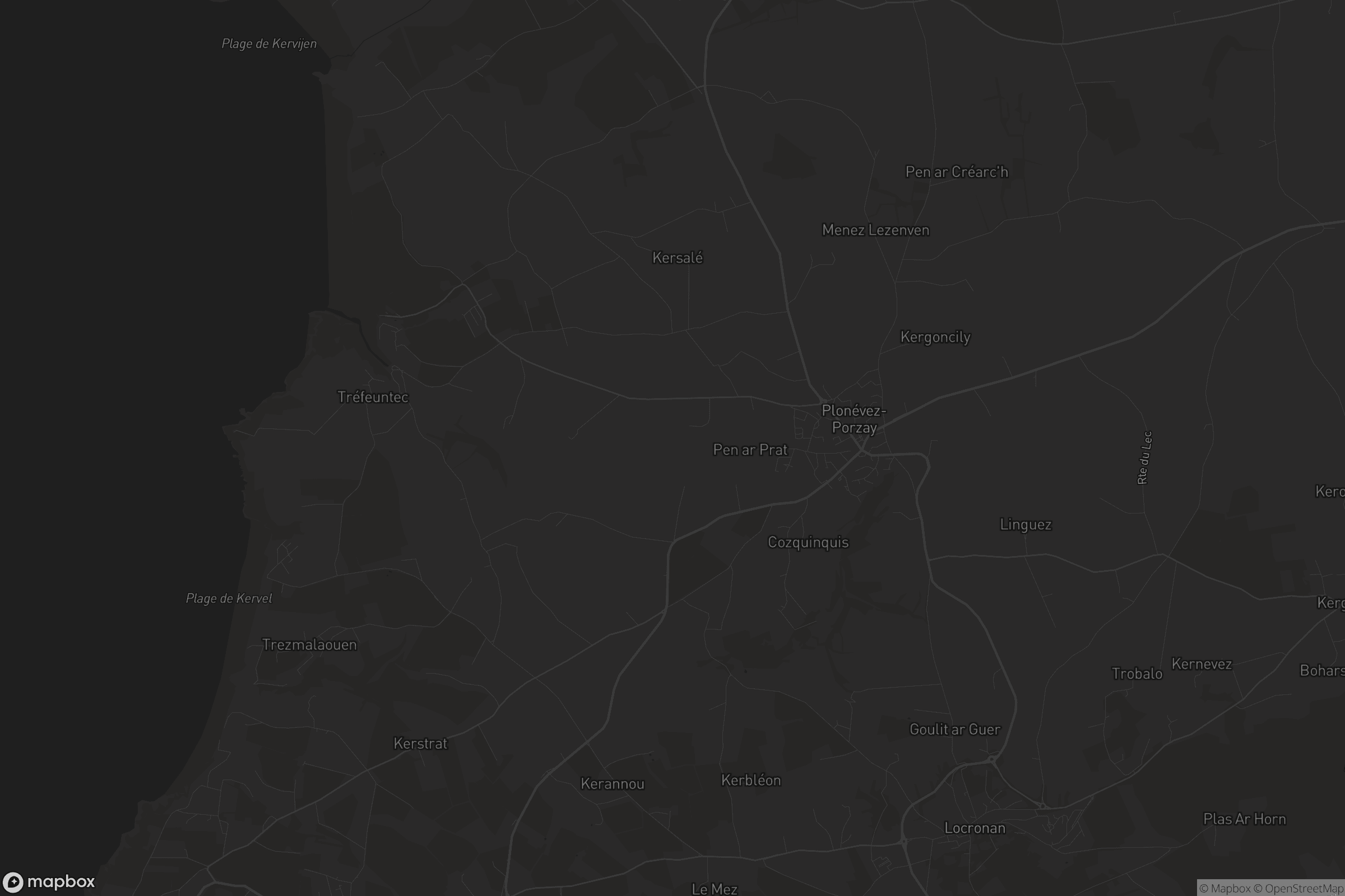 Carte de Plonévez-Porzay