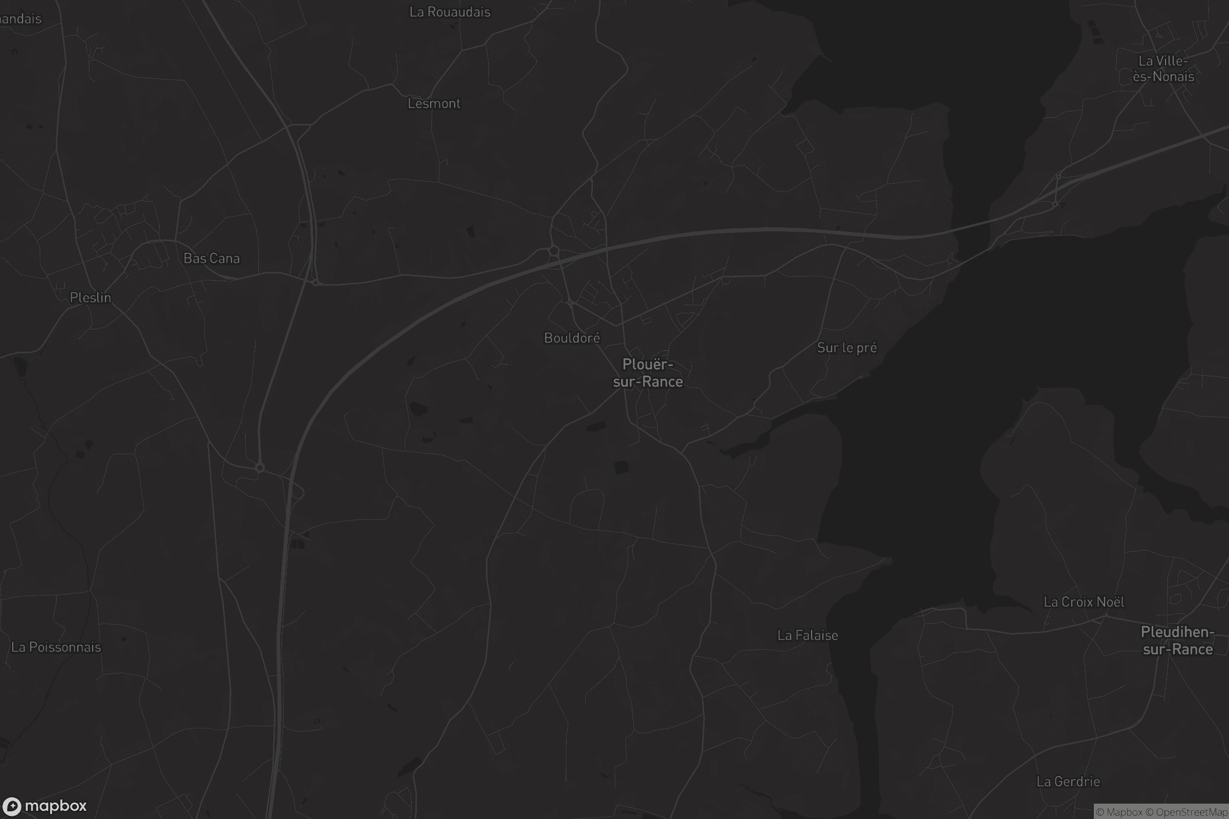 Carte de Plouër-sur-Rance