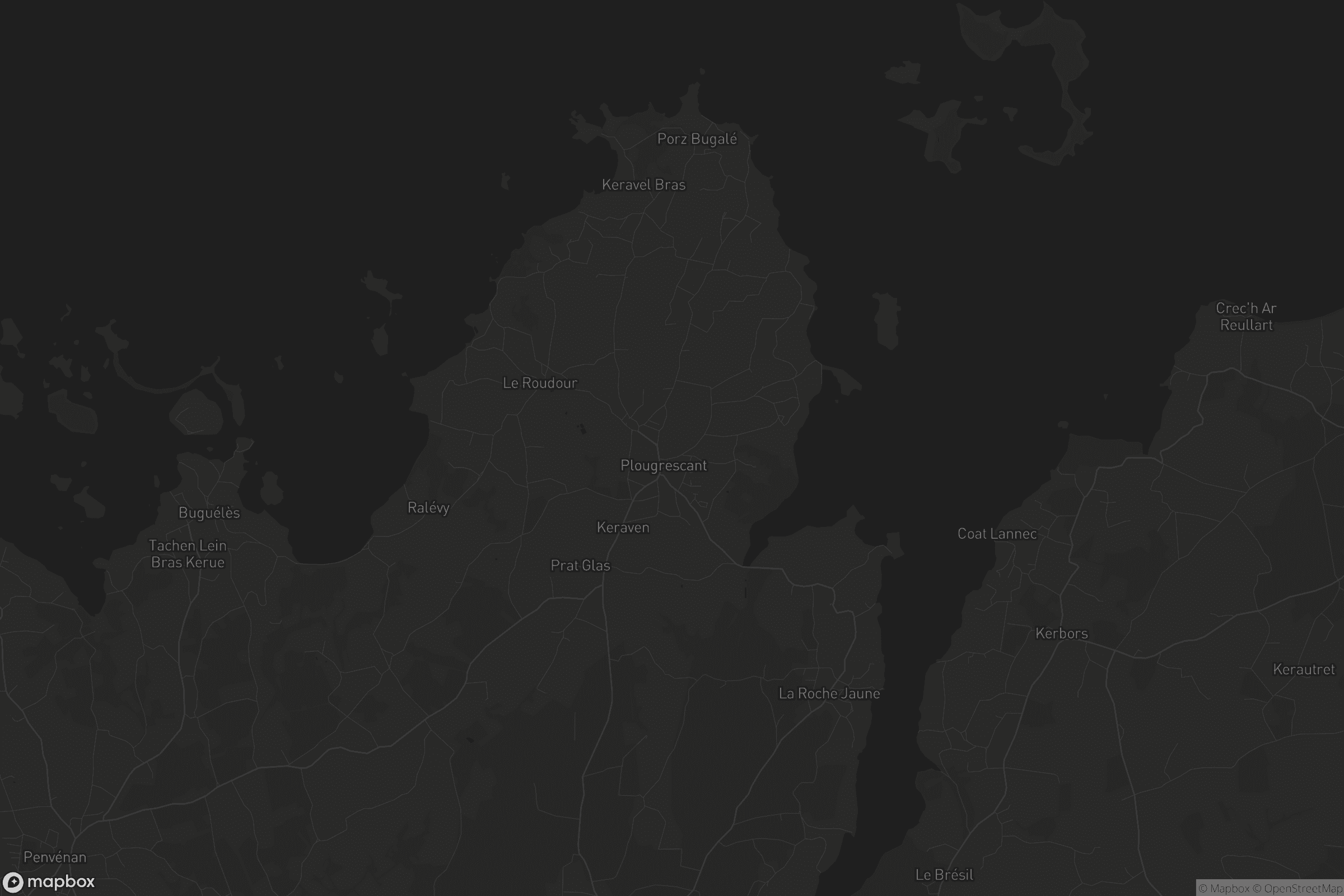 Carte de Plougrescant