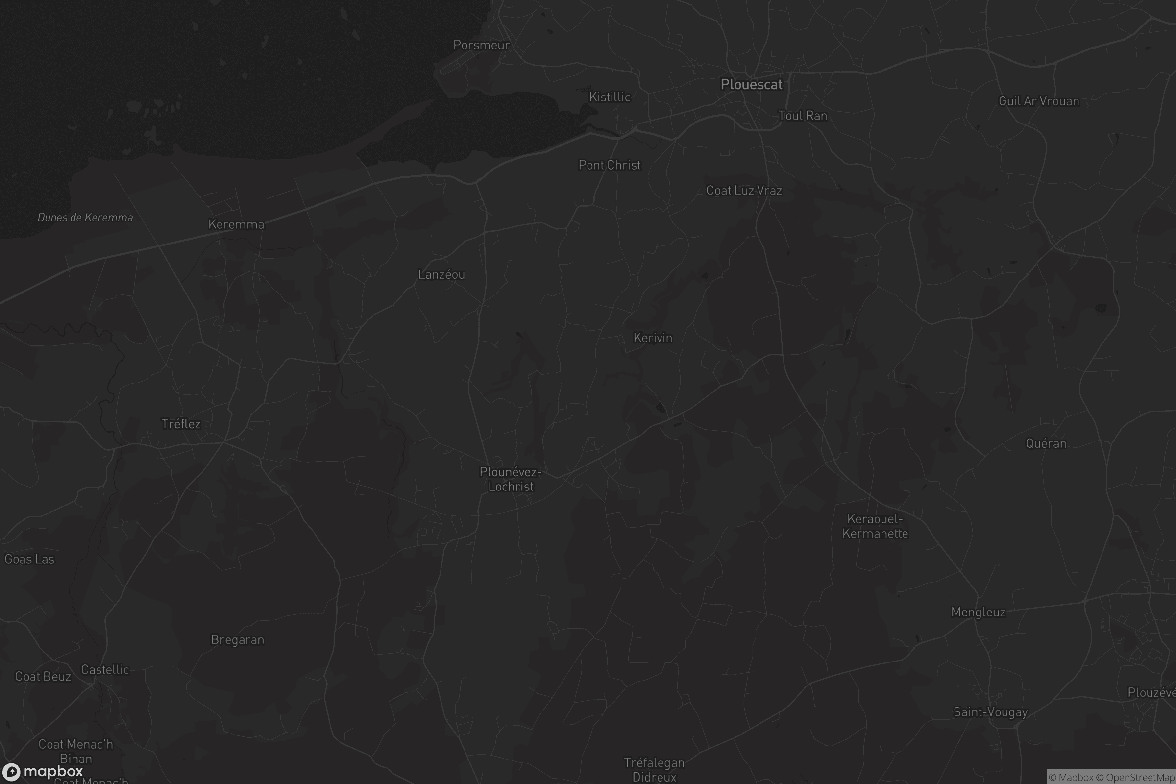 Carte de Plounévez-Lochrist