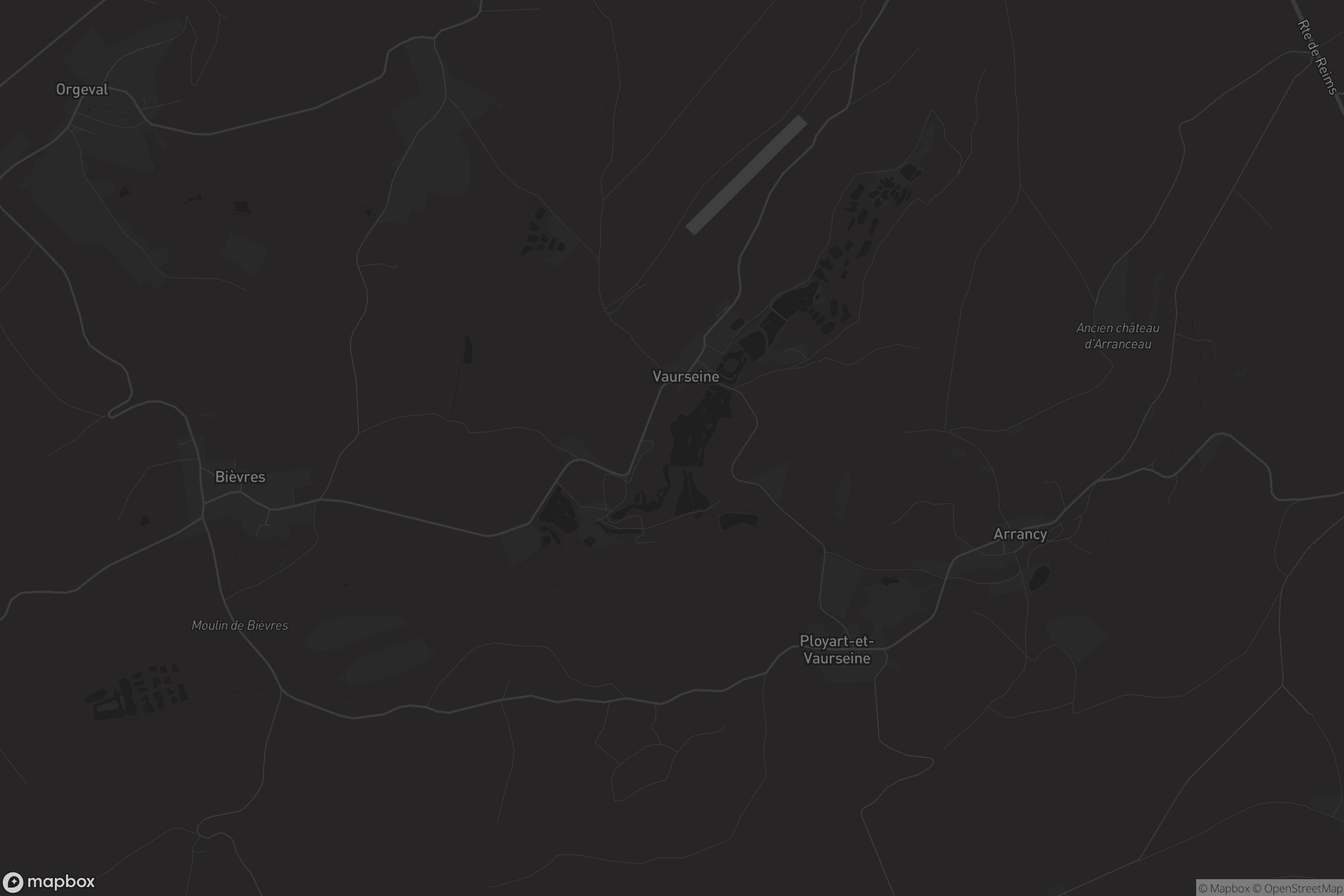 Carte de Ployart-et-Vaurseine