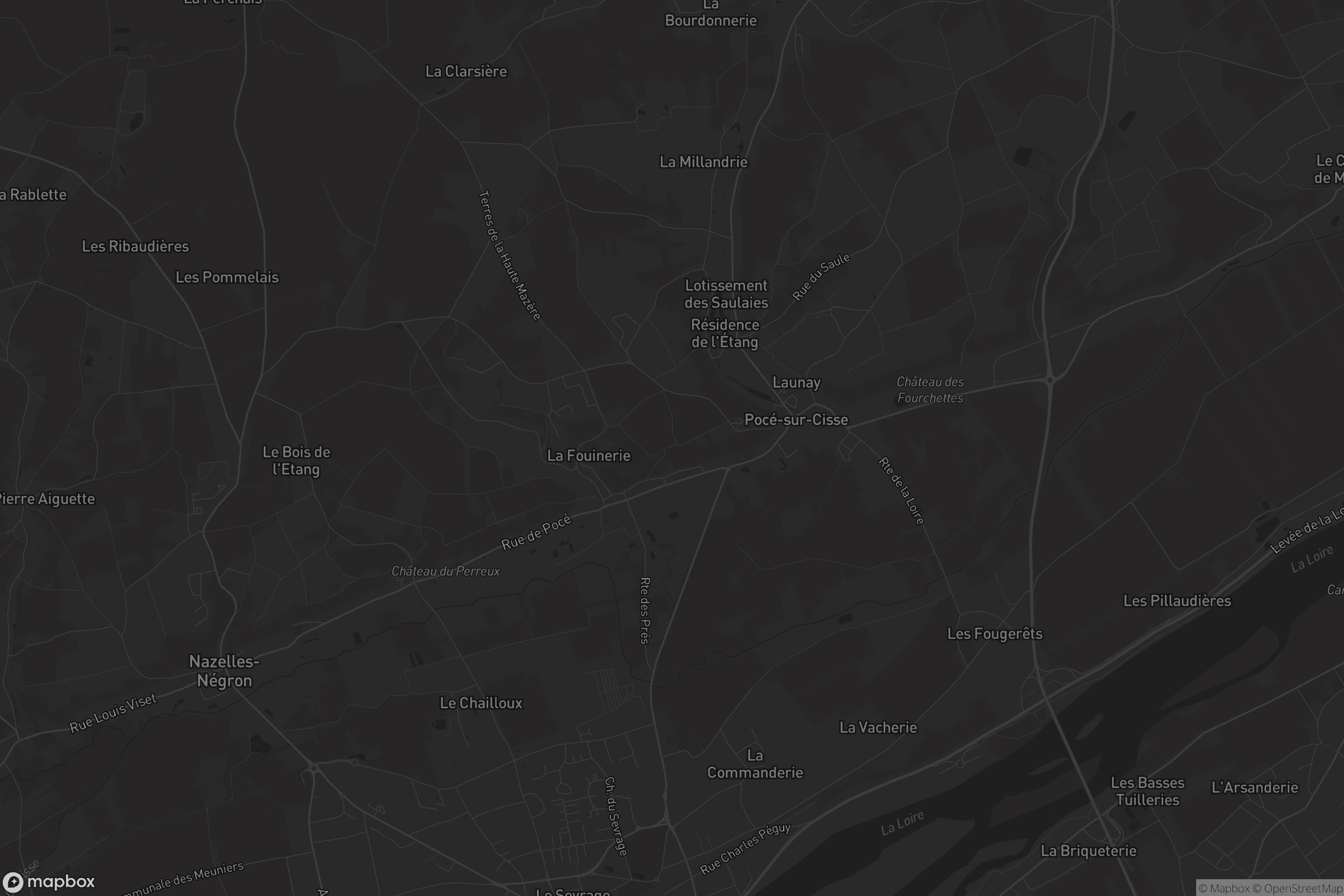 Carte de Pocé-sur-Cisse