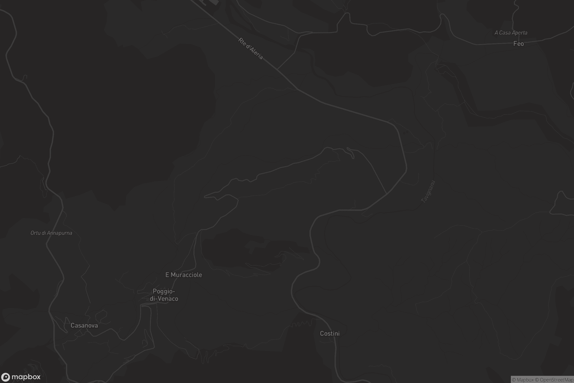 Carte de Poggio-di-Venaco