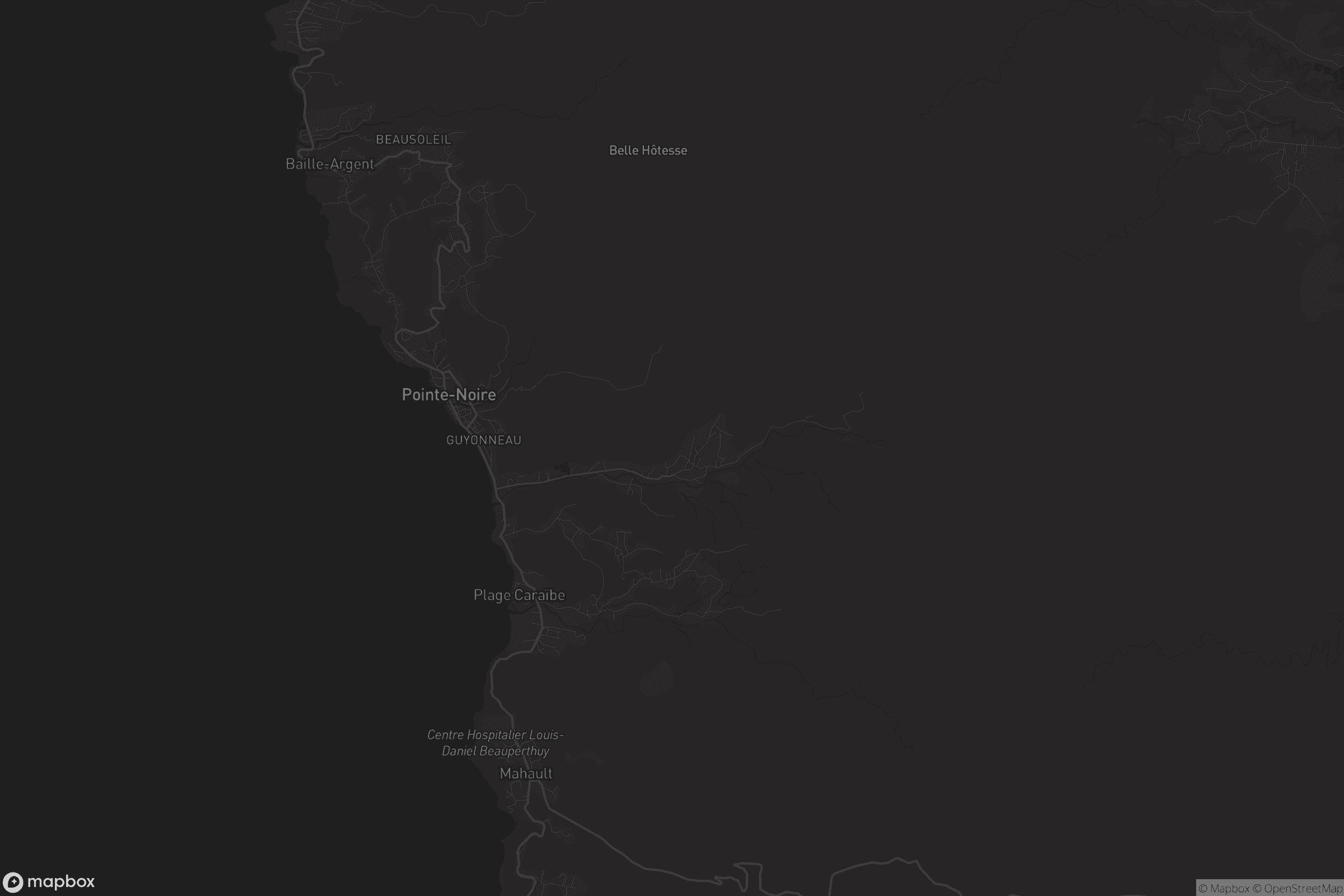 Carte de Pointe-Noire