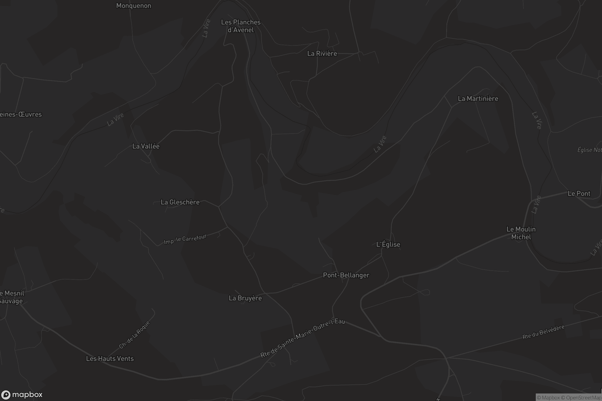 Carte de Pont-Bellanger