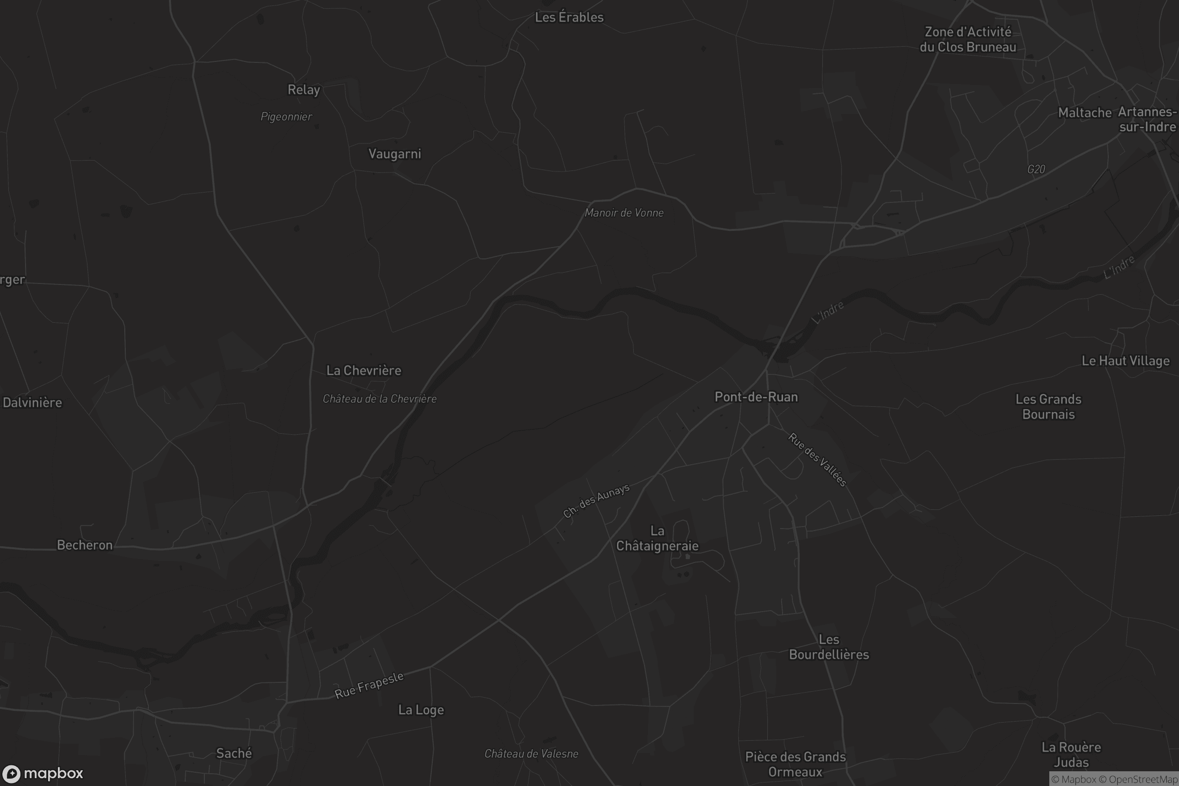 Carte de Pont-de-Ruan