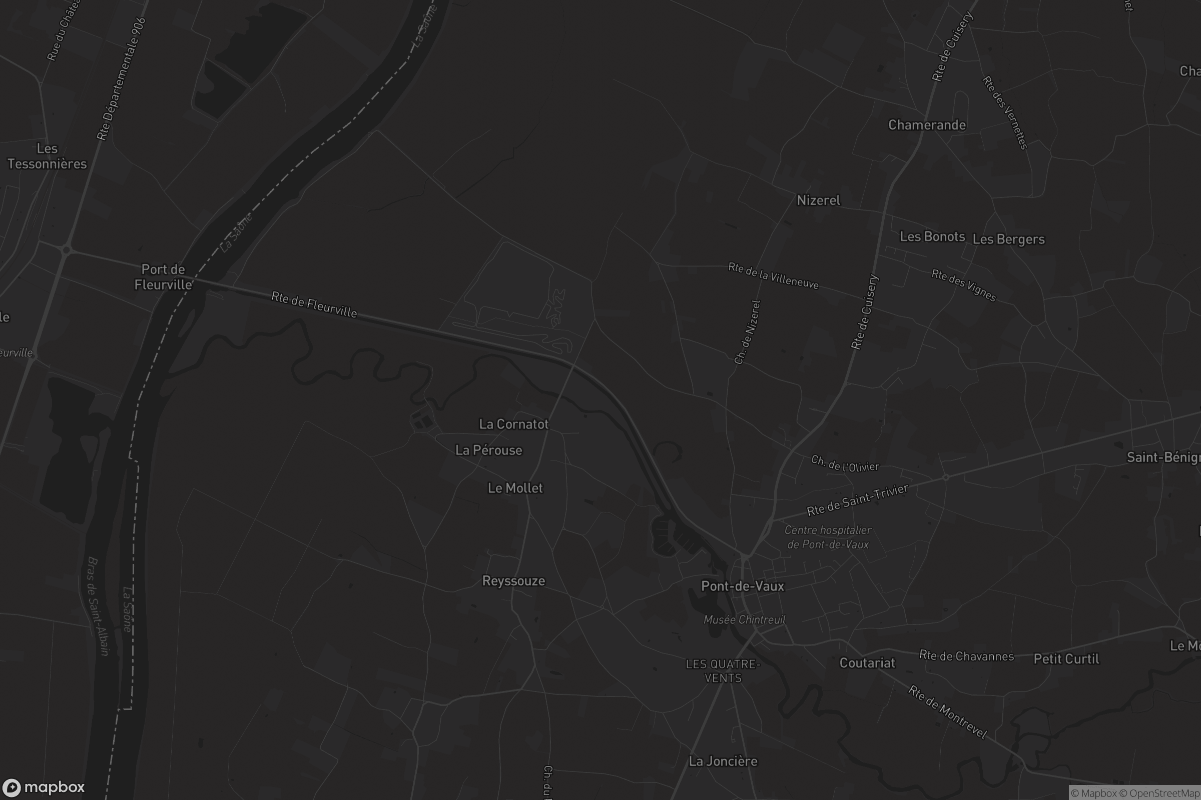 Carte de Pont-de-Vaux