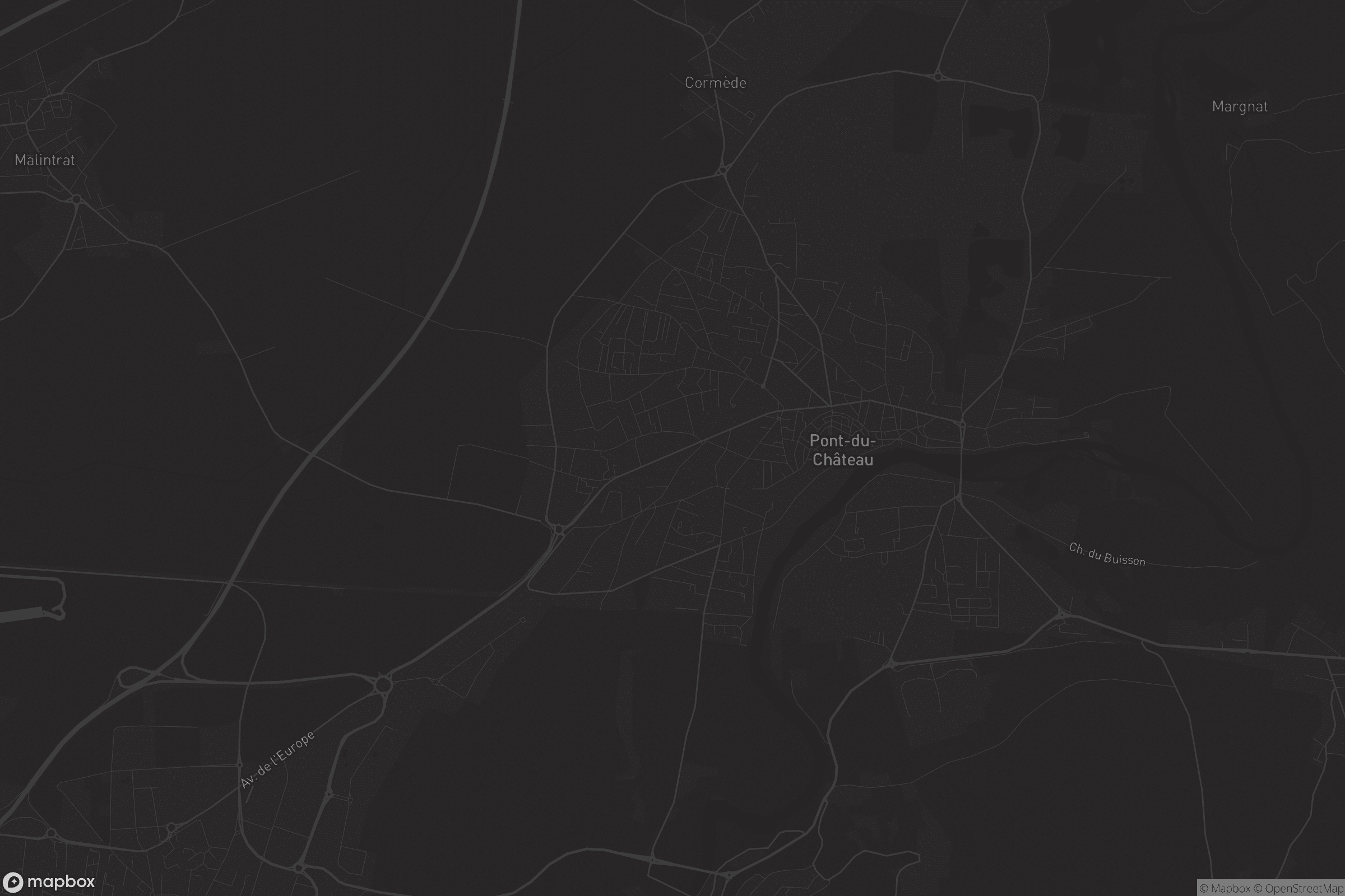 Carte de Pont-du-Château