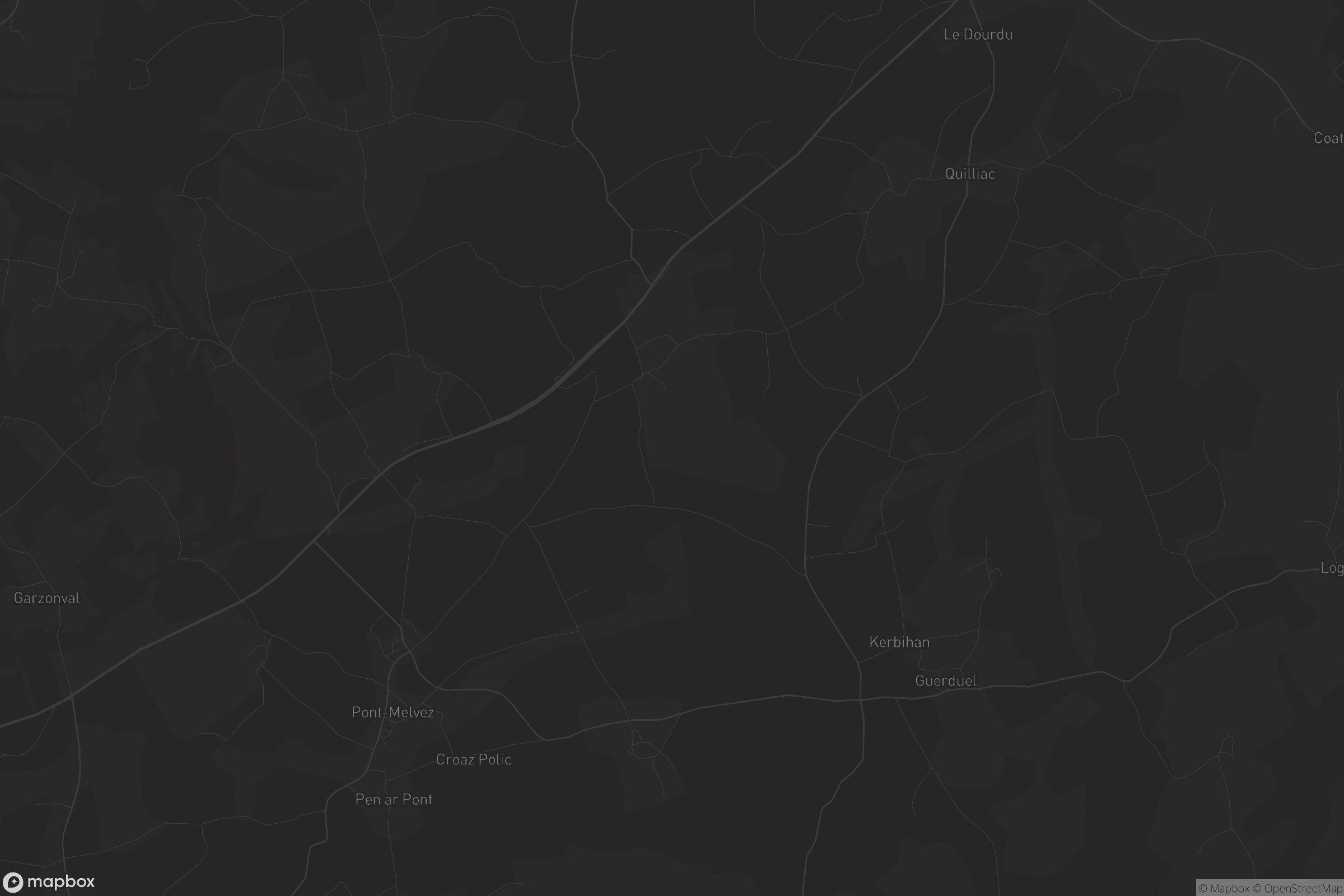 Carte de Pont-Melvez