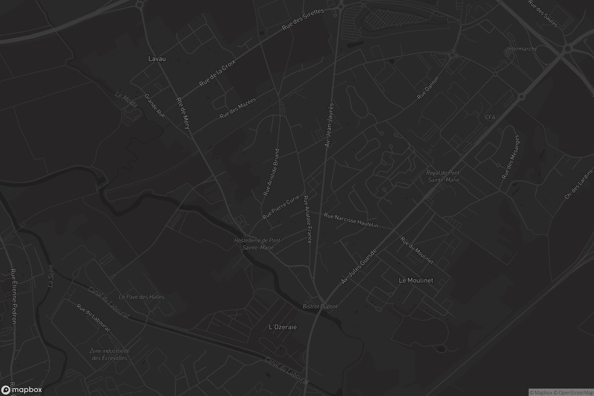 Carte de Pont-Sainte-Marie