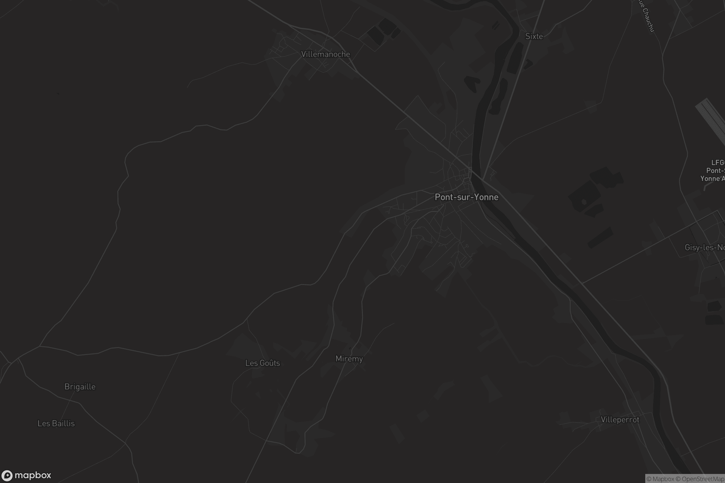 Carte de Pont-sur-Yonne